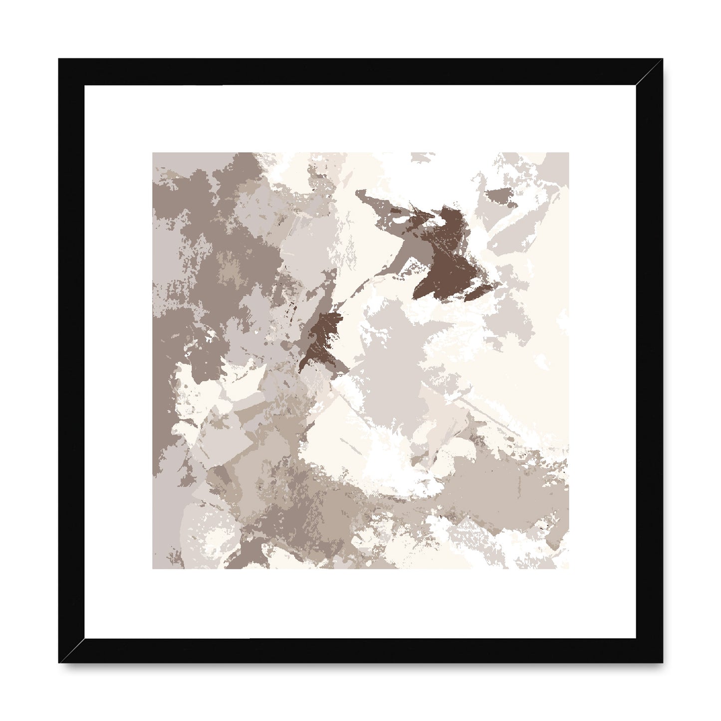 Framed Graphic Art Print, White Mat - 8x8 12x12 16x16 20x20 24x24 28x28 inches | FPS-1160-7691