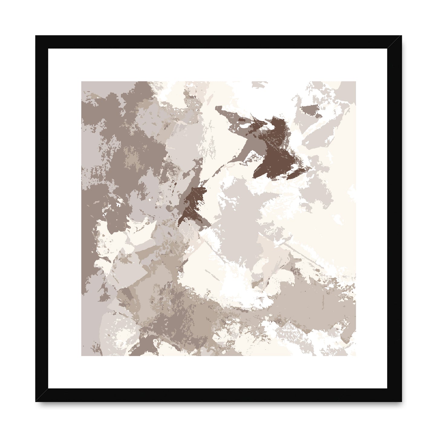 Framed Graphic Art Print, White Mat - 8x8 12x12 16x16 20x20 24x24 28x28 inches | FPS-1160-7691