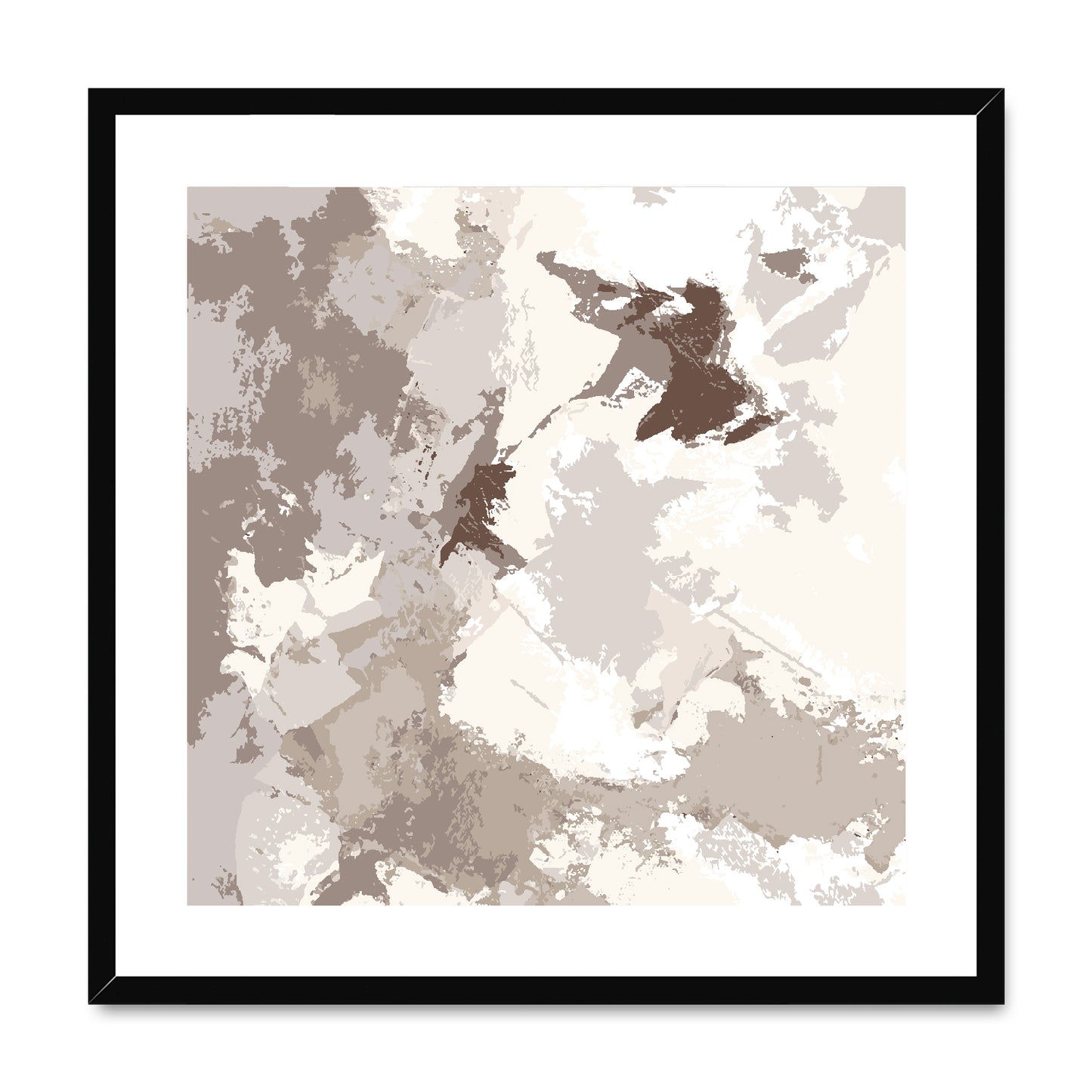 Framed Graphic Art Print, White Mat - 8x8 12x12 16x16 20x20 24x24 28x28 inches | FPS-1160-7691