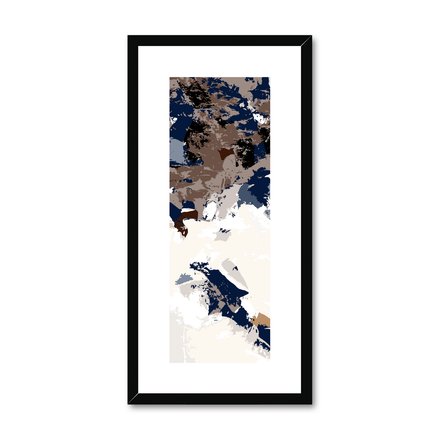 Framed Graphic Art Print, White Mat - 12x24 inches | FP-1160-7693