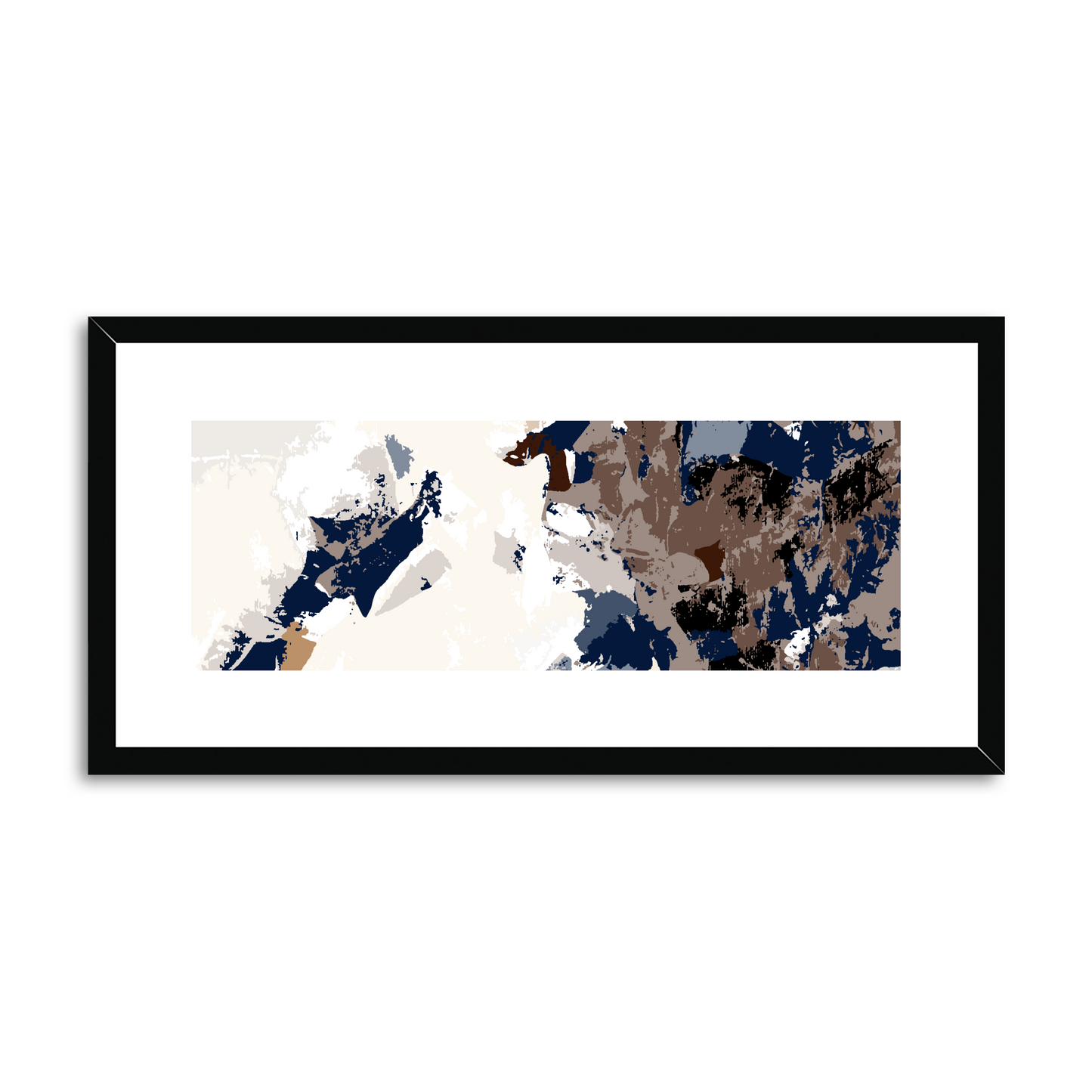 Framed Graphic Art Print, White Mat - 12x24 inches | FP-1160-7693