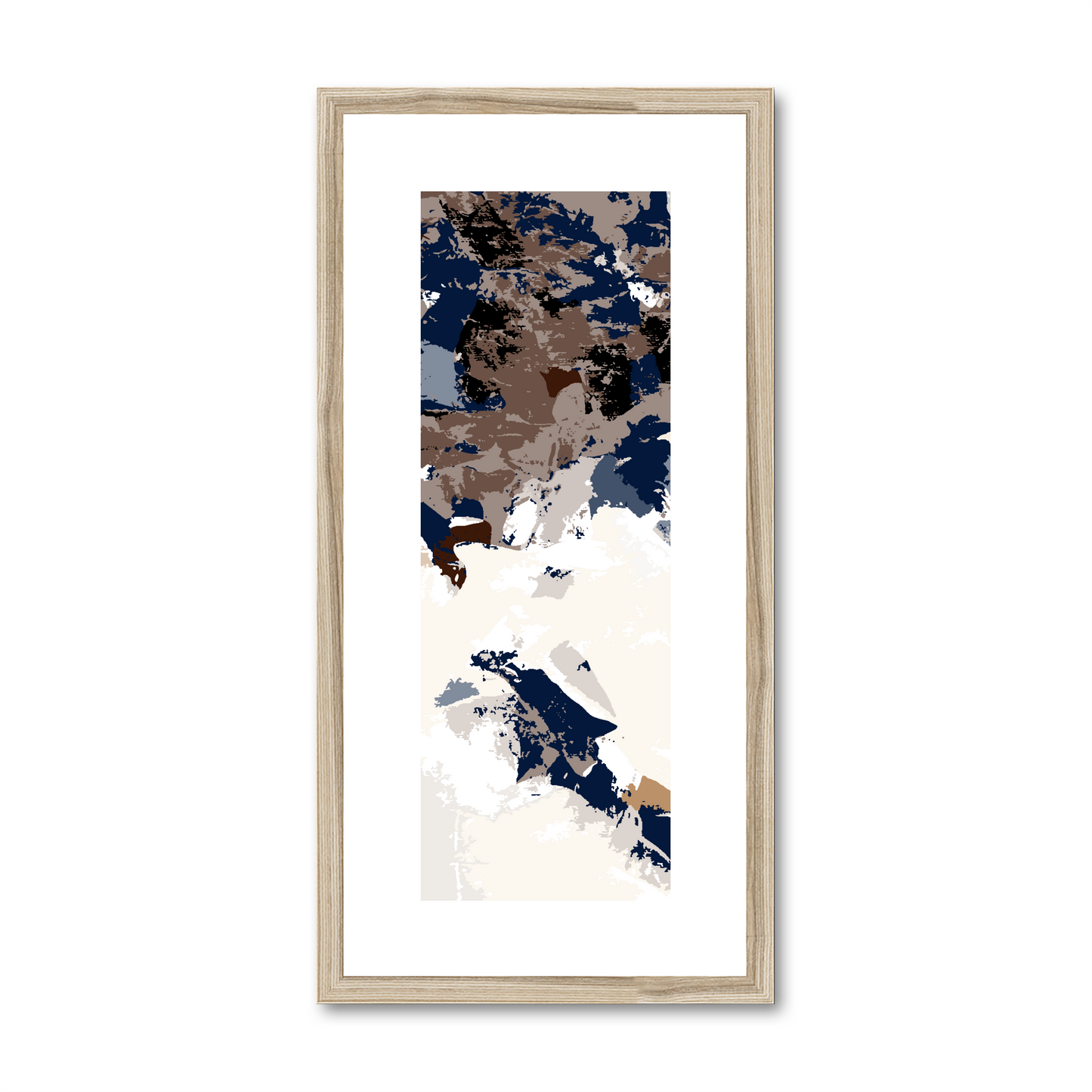 Framed Graphic Art Print, White Mat - 12x24 inches | FP-1160-7693