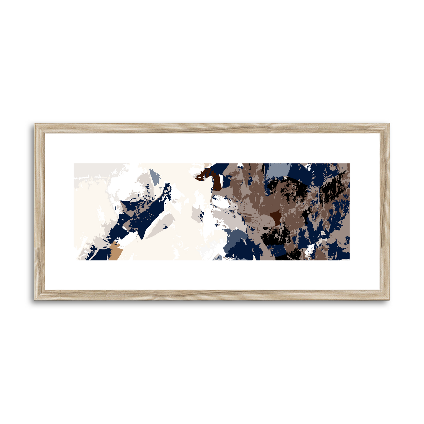 Framed Graphic Art Print, White Mat - 12x24 inches | FP-1160-7693