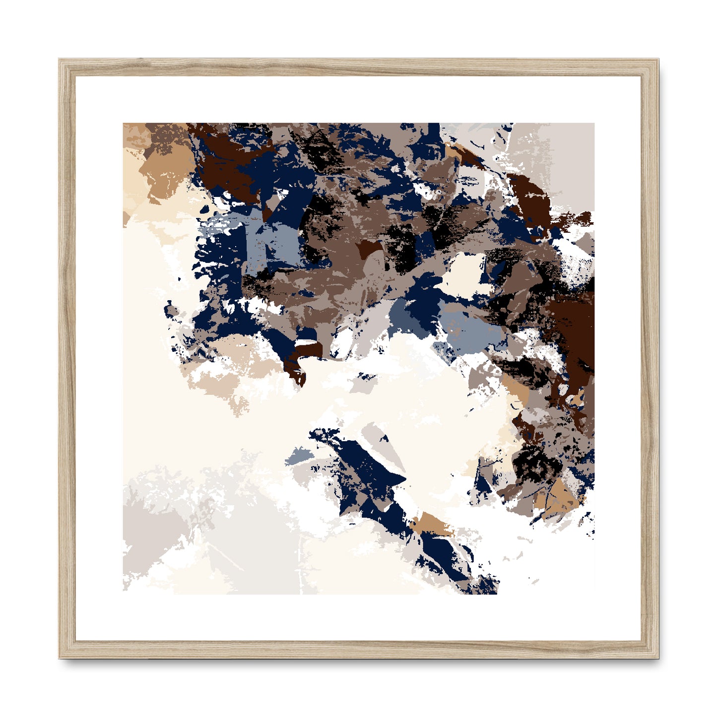 Framed Graphic Art Print, White Mat - 8x8 12x12 16x16 20x20 24x24 28x28 inches | FPS-1160-7693