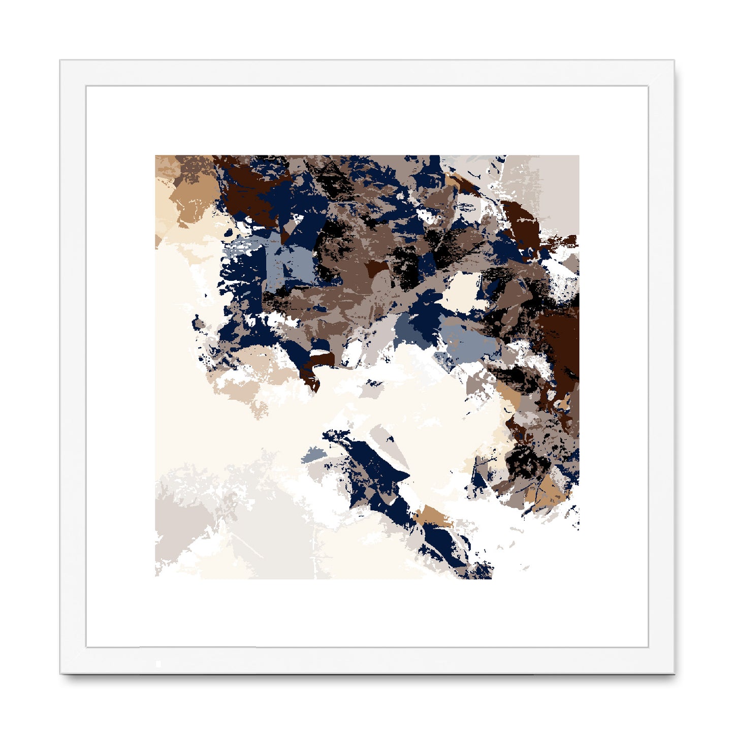 Framed Graphic Art Print, White Mat - 8x8 12x12 16x16 20x20 24x24 28x28 inches | FPS-1160-7693