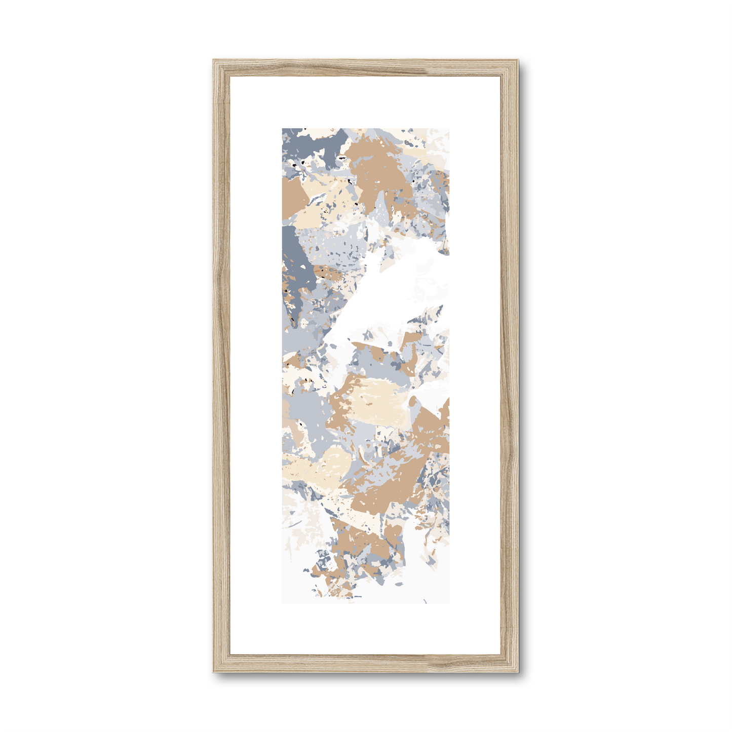 Framed Graphic Art Print, White Mat - 12x24 inches | FP-1160-7695