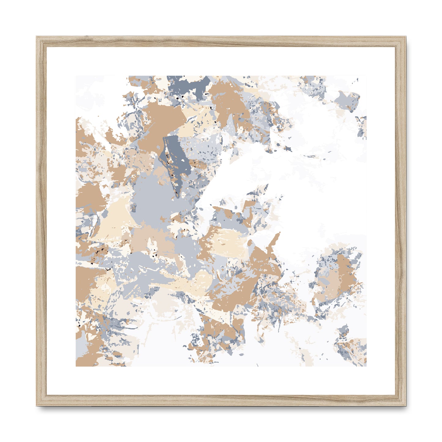 Framed Graphic Art Print, White Mat - 8x8 12x12 16x16 20x20 24x24 28x28 inches | FPS-1160-7695