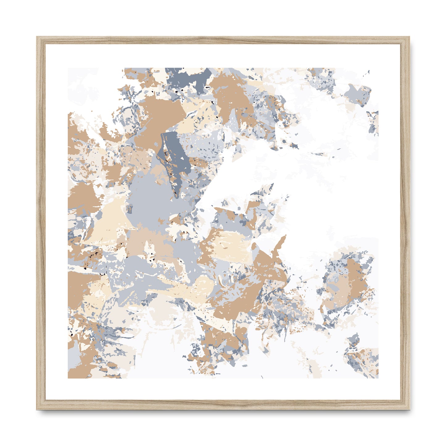 Framed Graphic Art Print, White Mat - 8x8 12x12 16x16 20x20 24x24 28x28 inches | FPS-1160-7695
