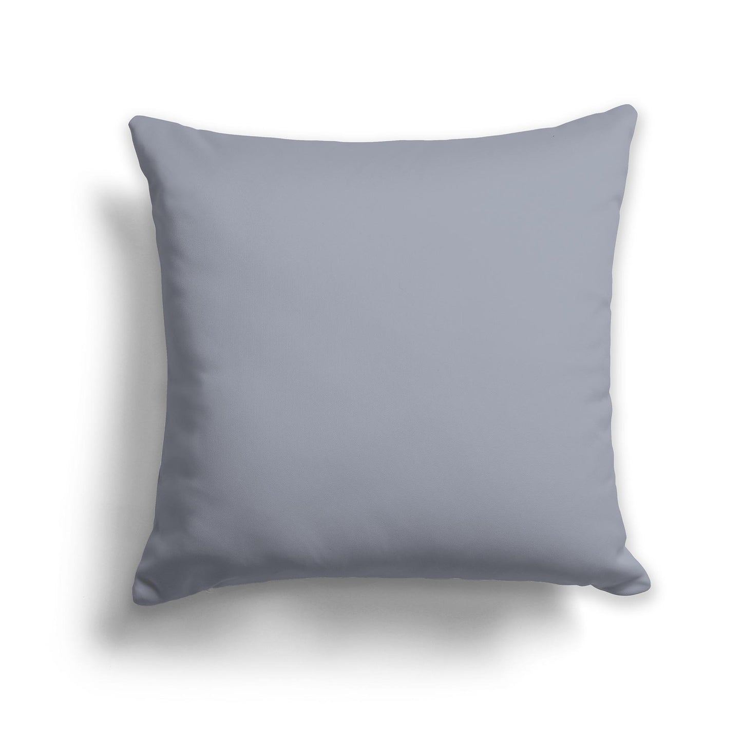 Square Throw Pillow in Solid Grey