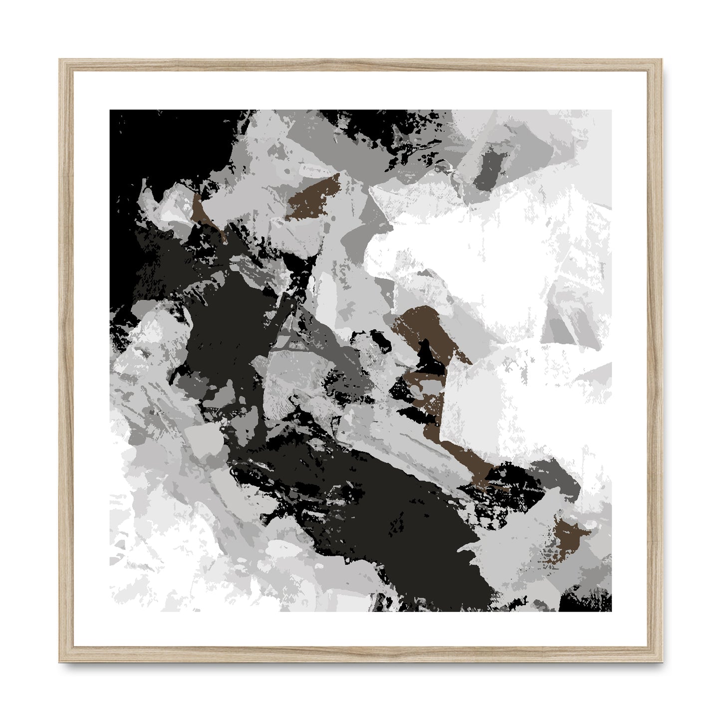 Framed Graphic Art Print, White Mat - 8x8 12x12 16x16 20x20 24x24 28x28 inches | FPS-1170-7690