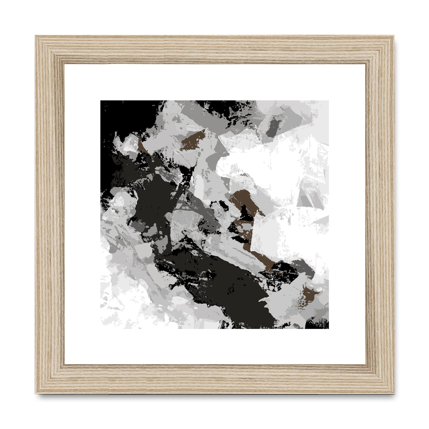 Framed Graphic Art Print, White Mat - 8x8 12x12 16x16 20x20 24x24 28x28 inches | FPS-1170-7690