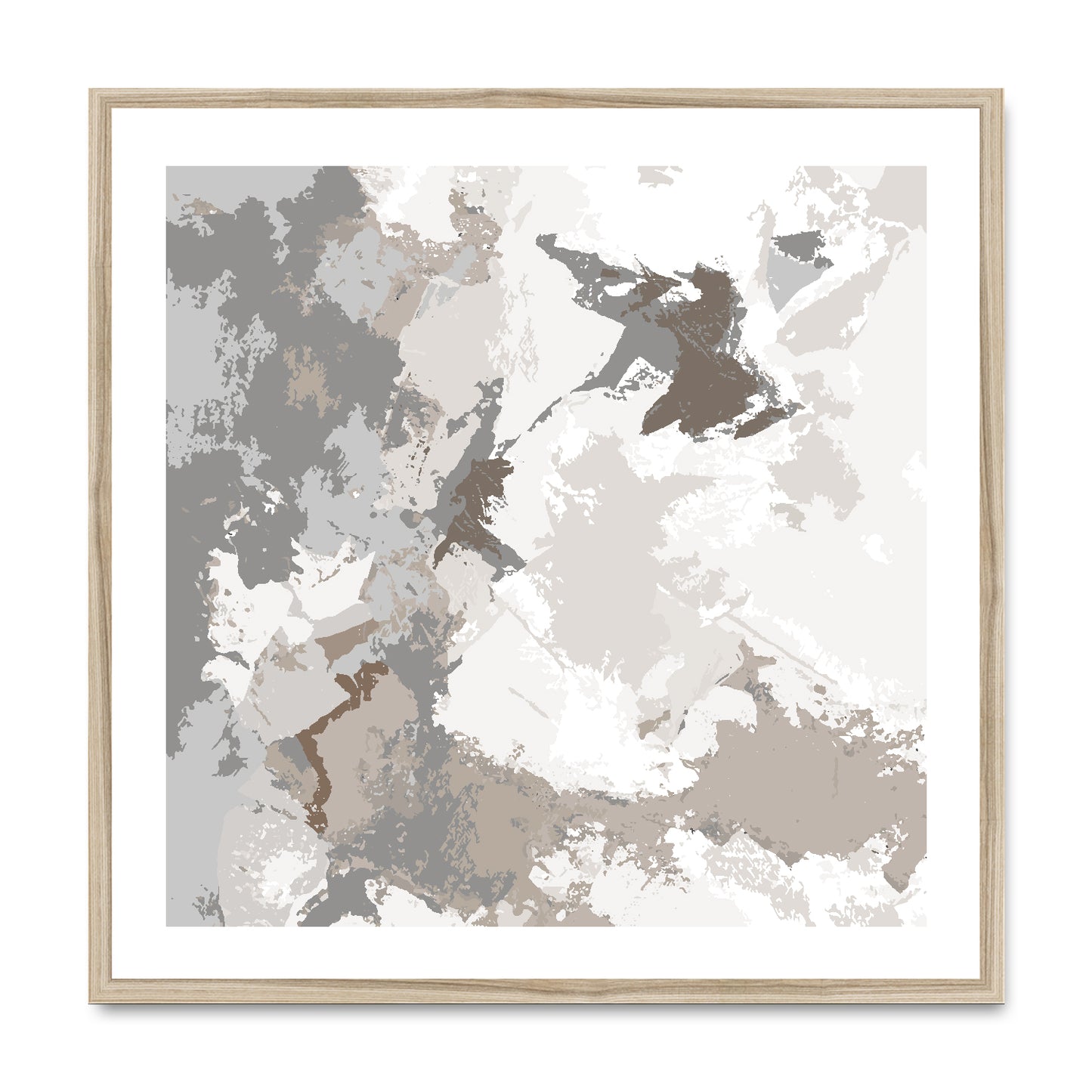 Framed Graphic Art Print, White Mat - 8x8 12x12 16x16 20x20 24x24 28x28 inches | FPS-1170-7691