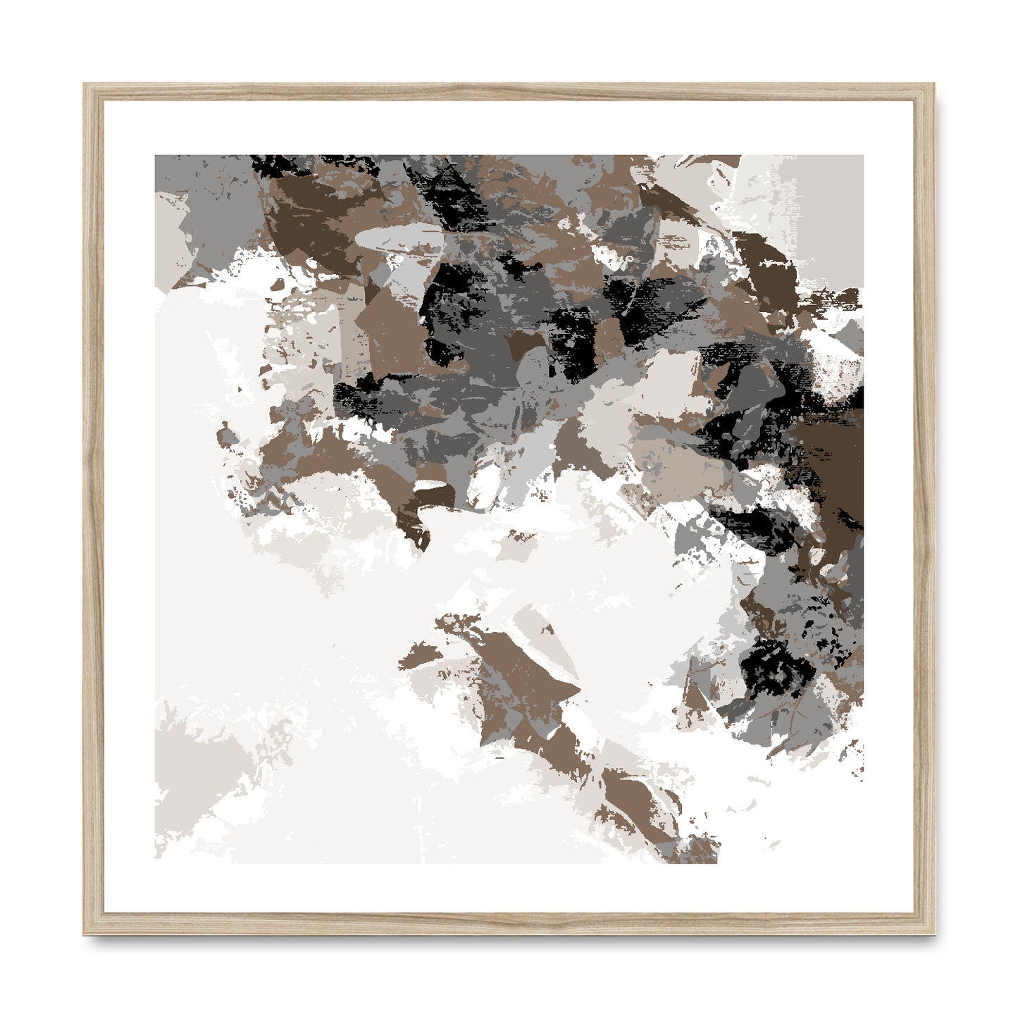Framed Graphic Art Print, White Mat - 8x8 12x12 16x16 20x20 24x24 28x28 inches | FPS-1170-7693