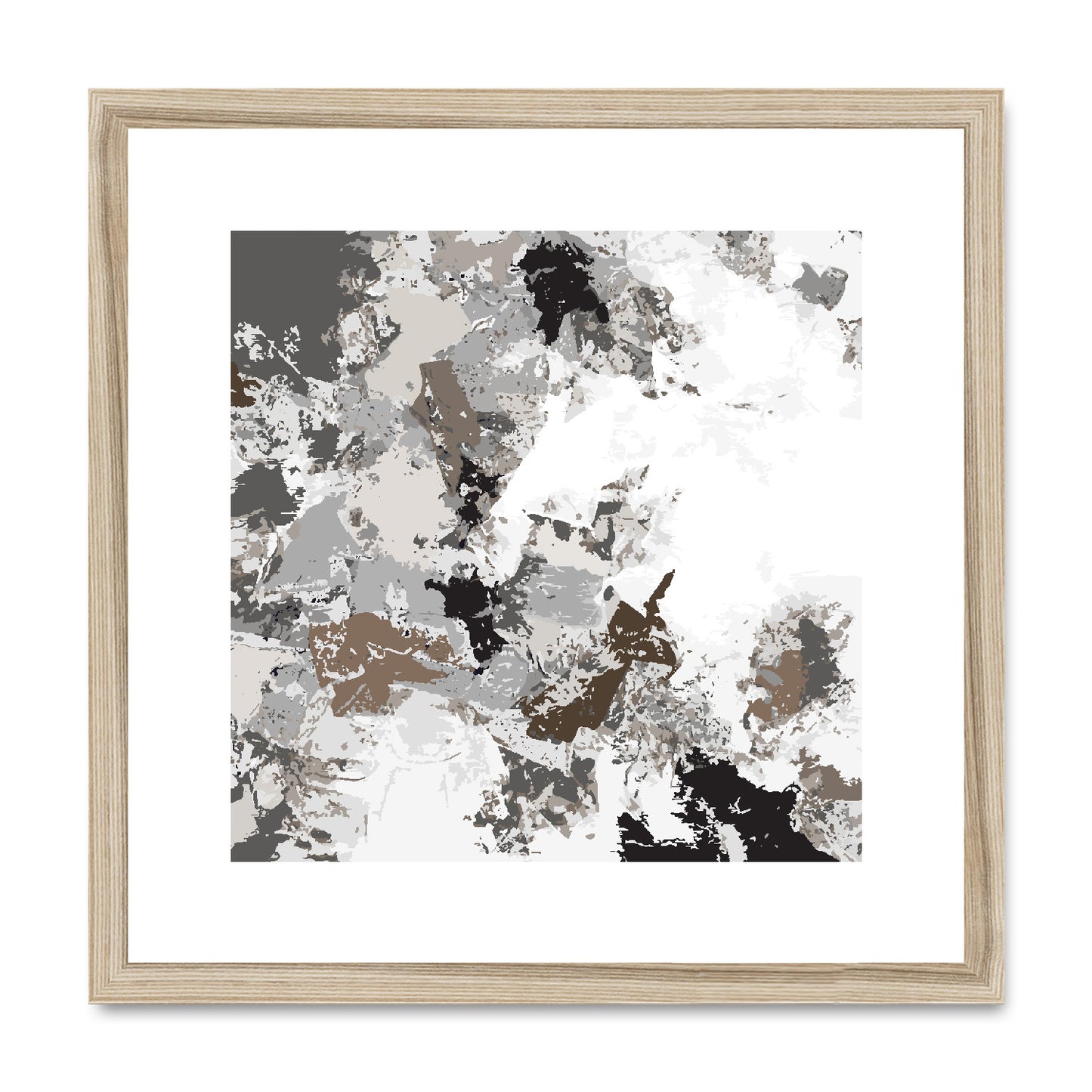 Framed Graphic Art Print, White Mat - 8x8 12x12 16x16 20x20 24x24 28x28 inches | FPS-1170-7695