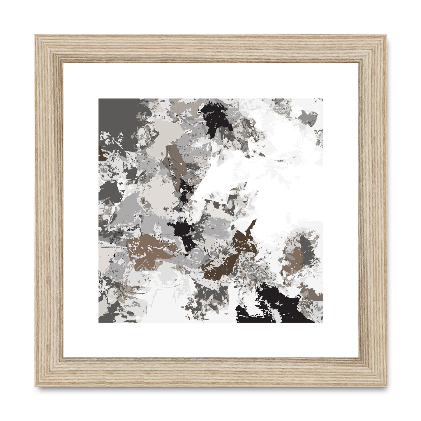 Framed Graphic Art Print, White Mat - 8x8 12x12 16x16 20x20 24x24 28x28 inches | FPS-1170-7695