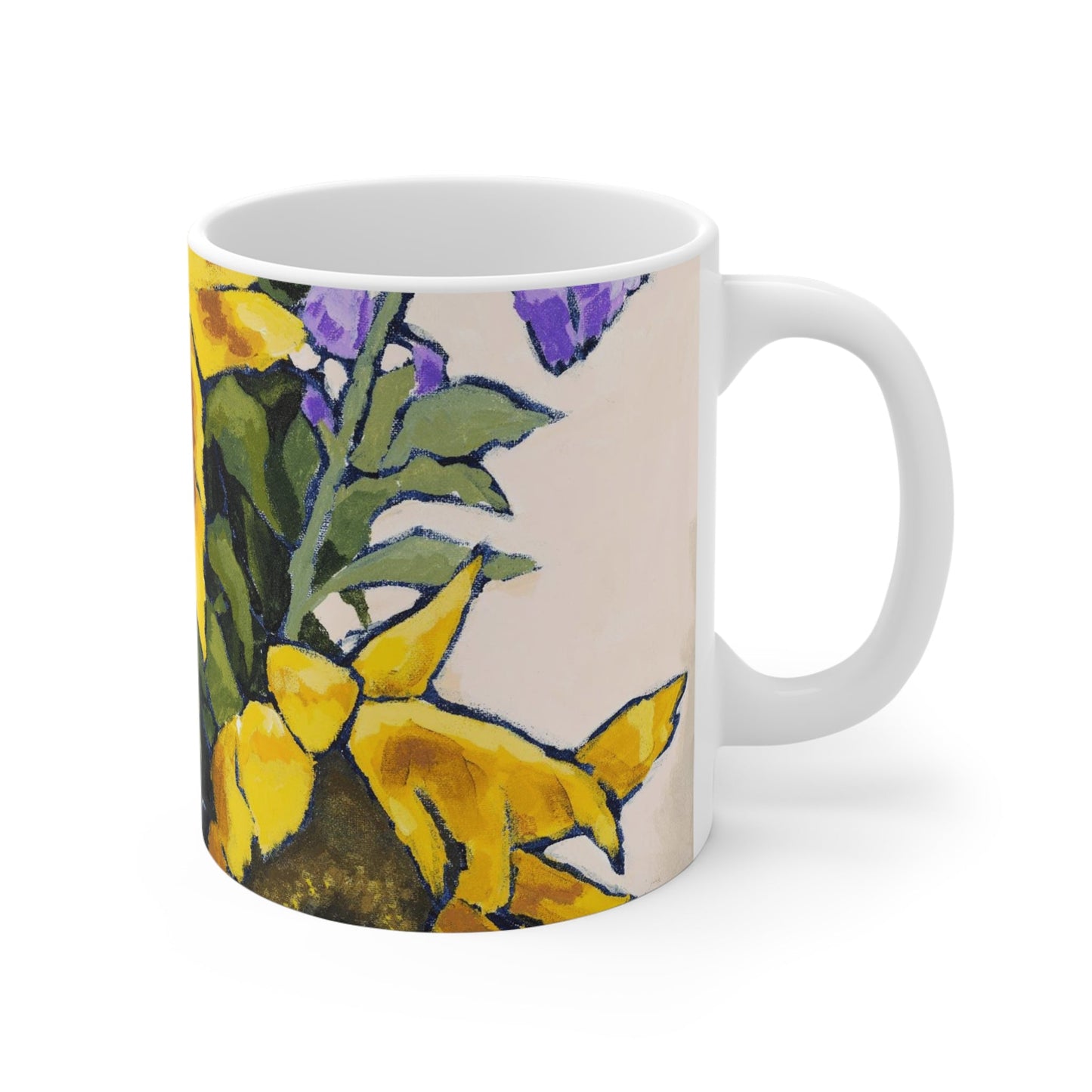 11oz Fine Art Ceramic Mug | Sunflowers, CM-1040