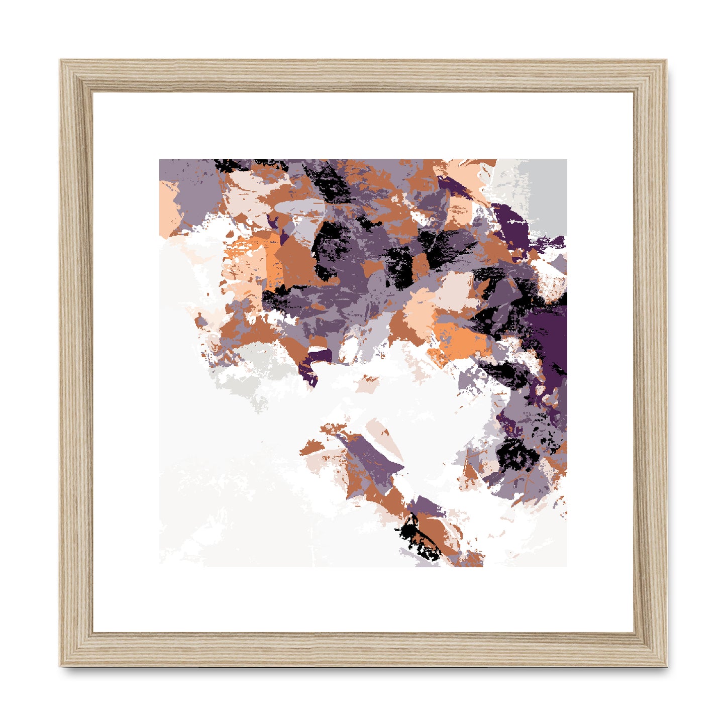 Framed Graphic Art Print, White Mat - 8x8 12x12 16x16 20x20 24x24 28x28 inches | FPS-1180-7693