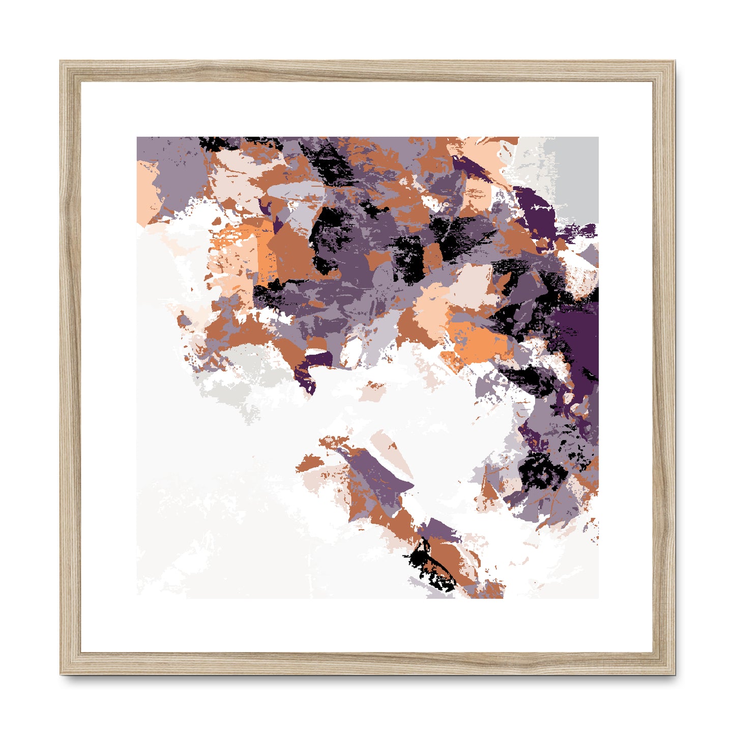 Framed Graphic Art Print, White Mat - 8x8 12x12 16x16 20x20 24x24 28x28 inches | FPS-1180-7693