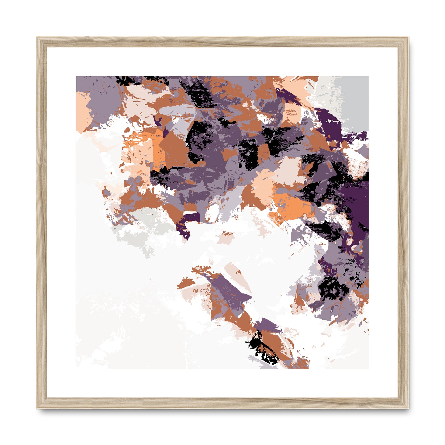 Framed Graphic Art Print, White Mat - 8x8 12x12 16x16 20x20 24x24 28x28 inches | FPS-1180-7693