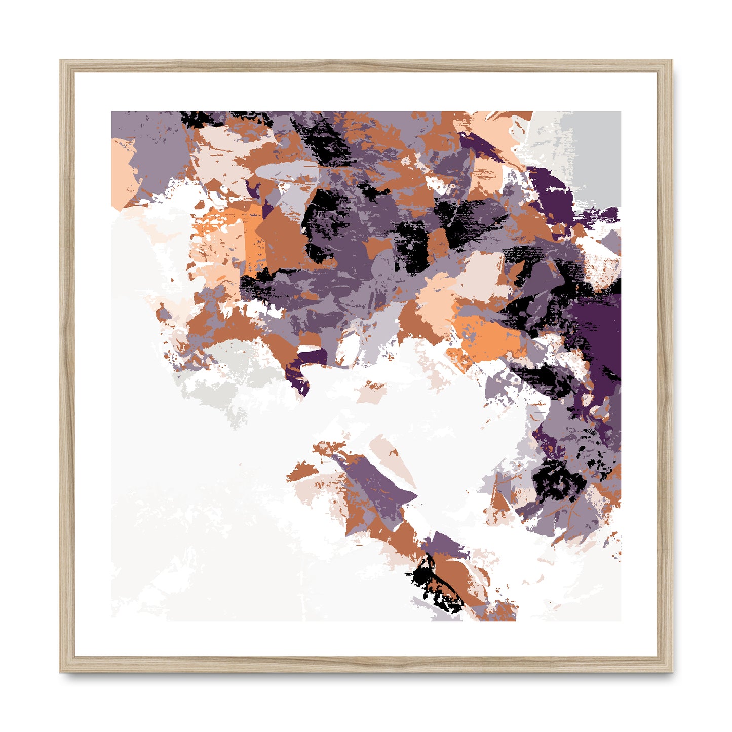 Framed Graphic Art Print, White Mat - 8x8 12x12 16x16 20x20 24x24 28x28 inches | FPS-1180-7693