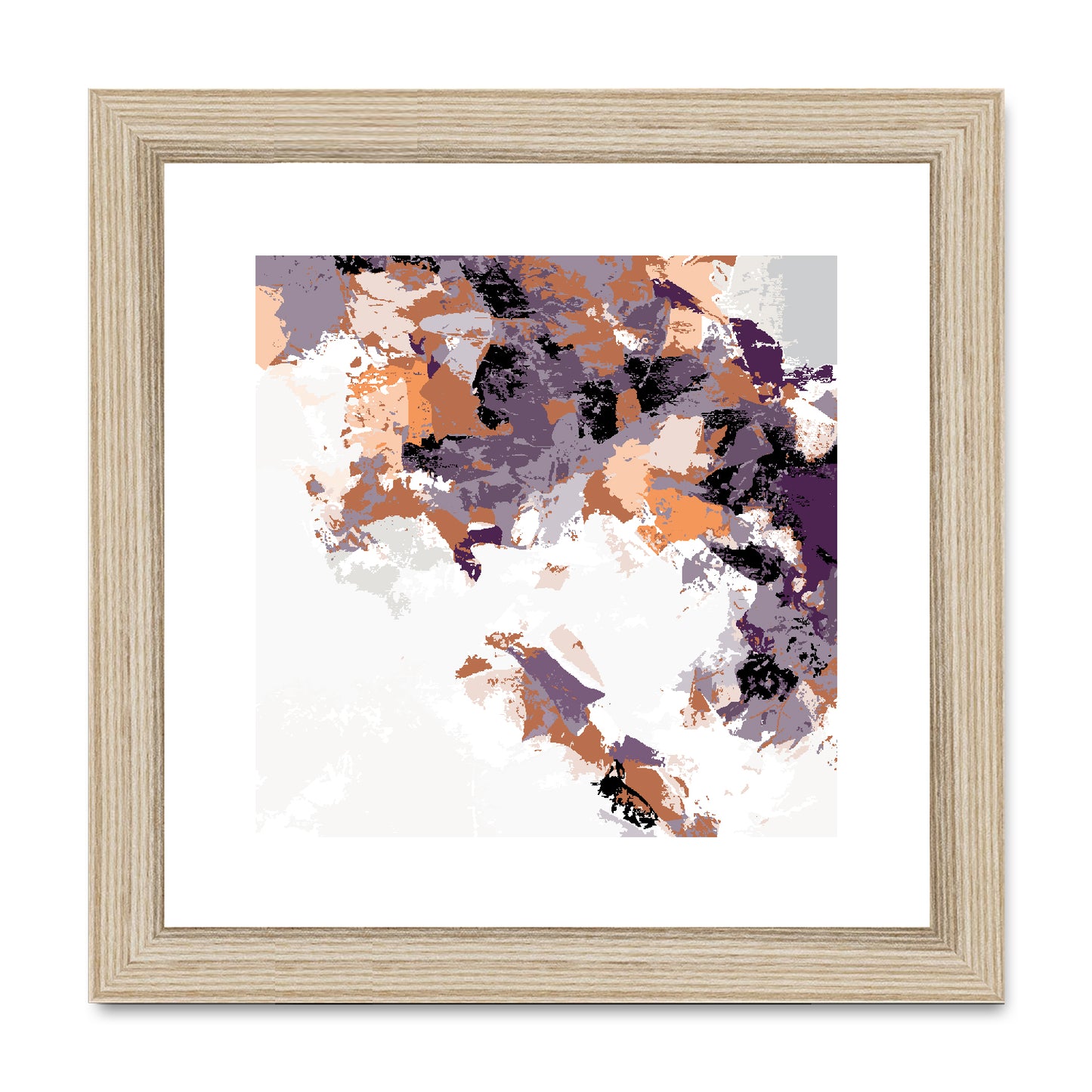 Framed Graphic Art Print, White Mat - 8x8 12x12 16x16 20x20 24x24 28x28 inches | FPS-1180-7693