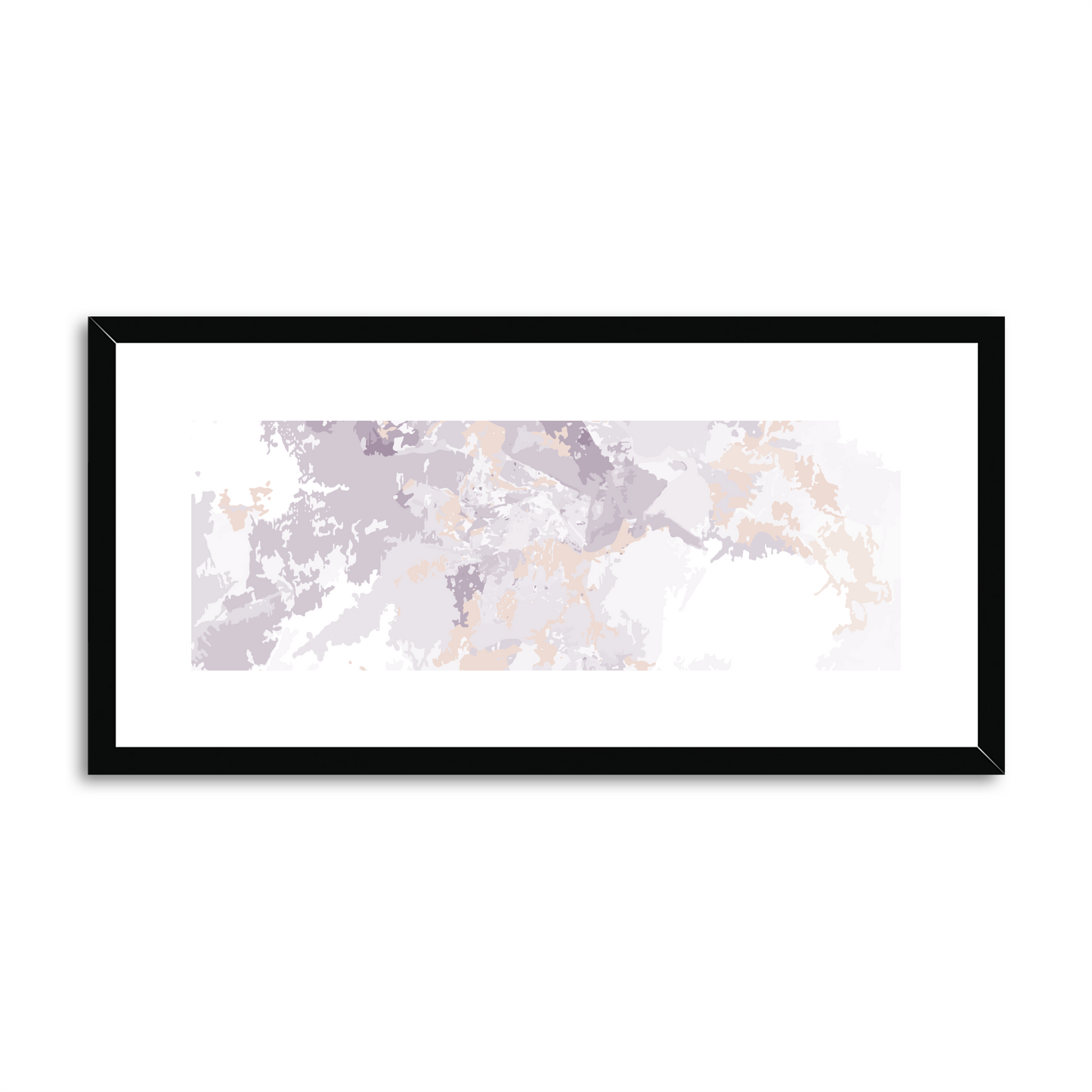 Framed Graphic Art Print, White Mat - 12x24 inches | FP-1180-7698