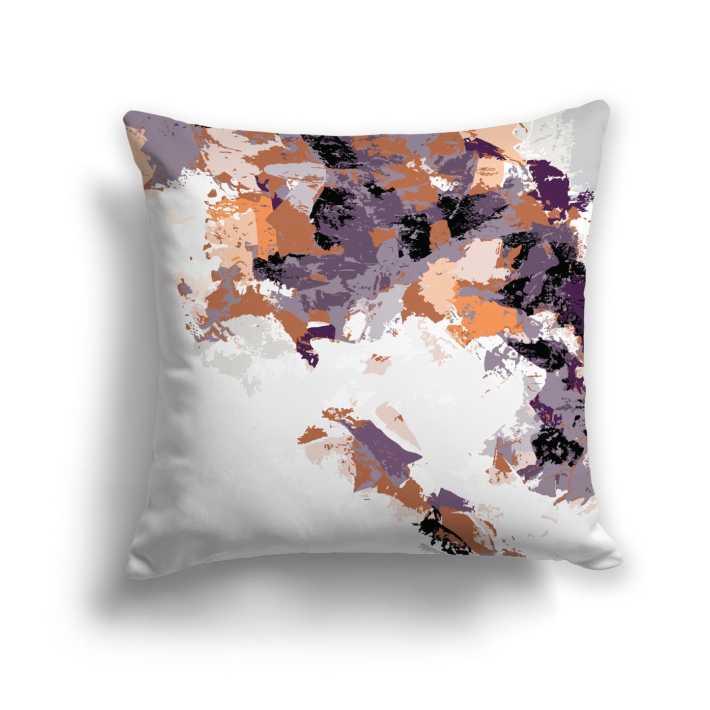 Square Throw Pillow featuring graphic art from the Blood Orange Collection