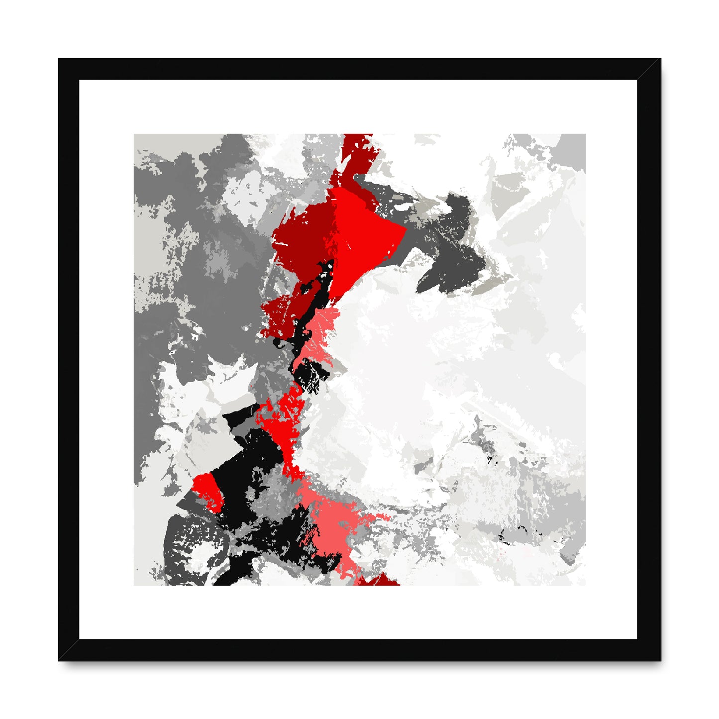 Framed Graphic Art Print, White Mat - 8x8 12x12 16x16 20x20 24x24 28x28 inches | FPS-1190-7691