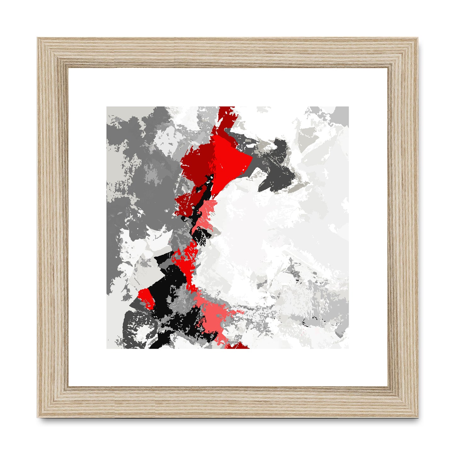 Framed Graphic Art Print, White Mat - 8x8 12x12 16x16 20x20 24x24 28x28 inches | FPS-1190-7691