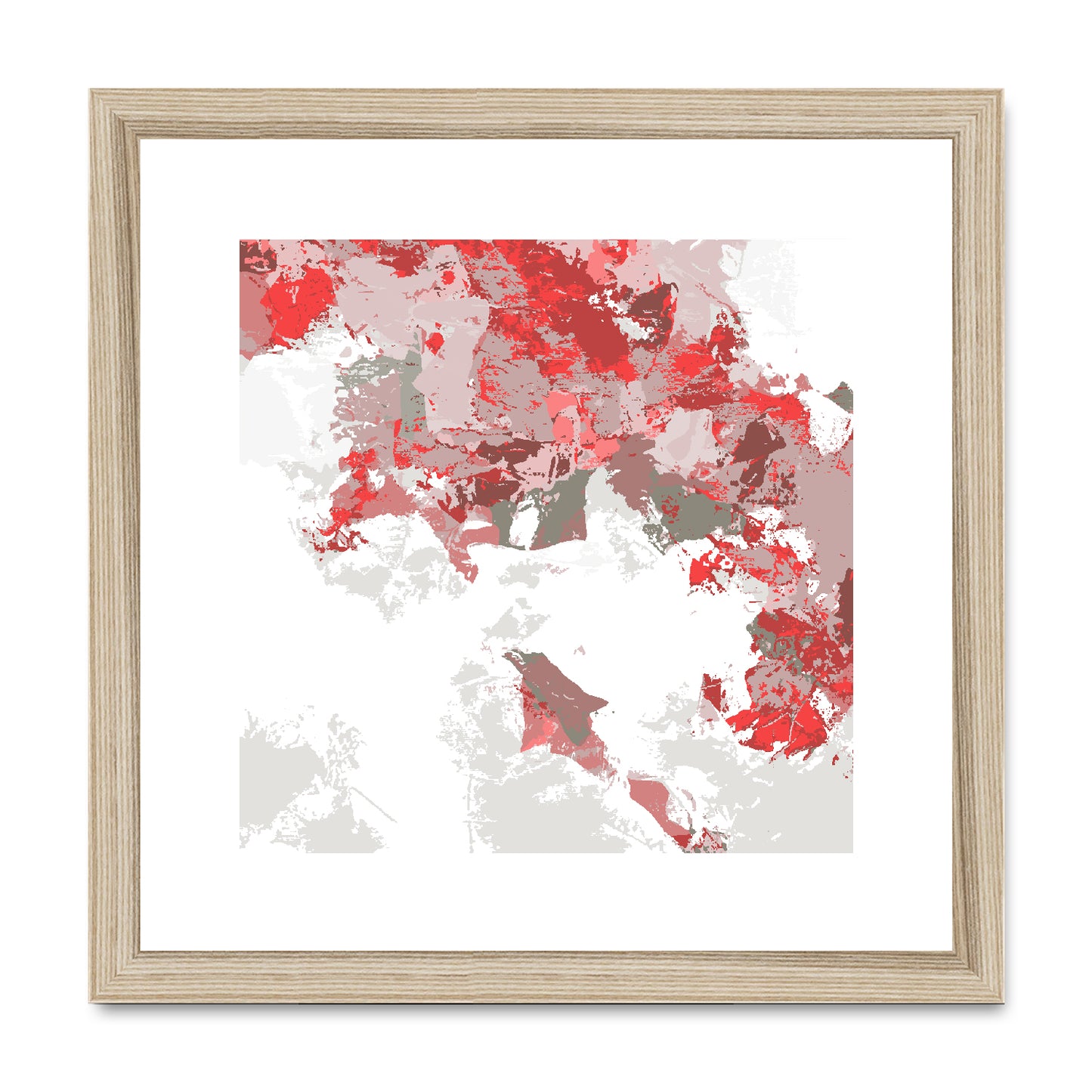 Framed Graphic Art Print, White Mat - 8x8 12x12 16x16 20x20 24x24 28x28 inches | FPS-1190-7693