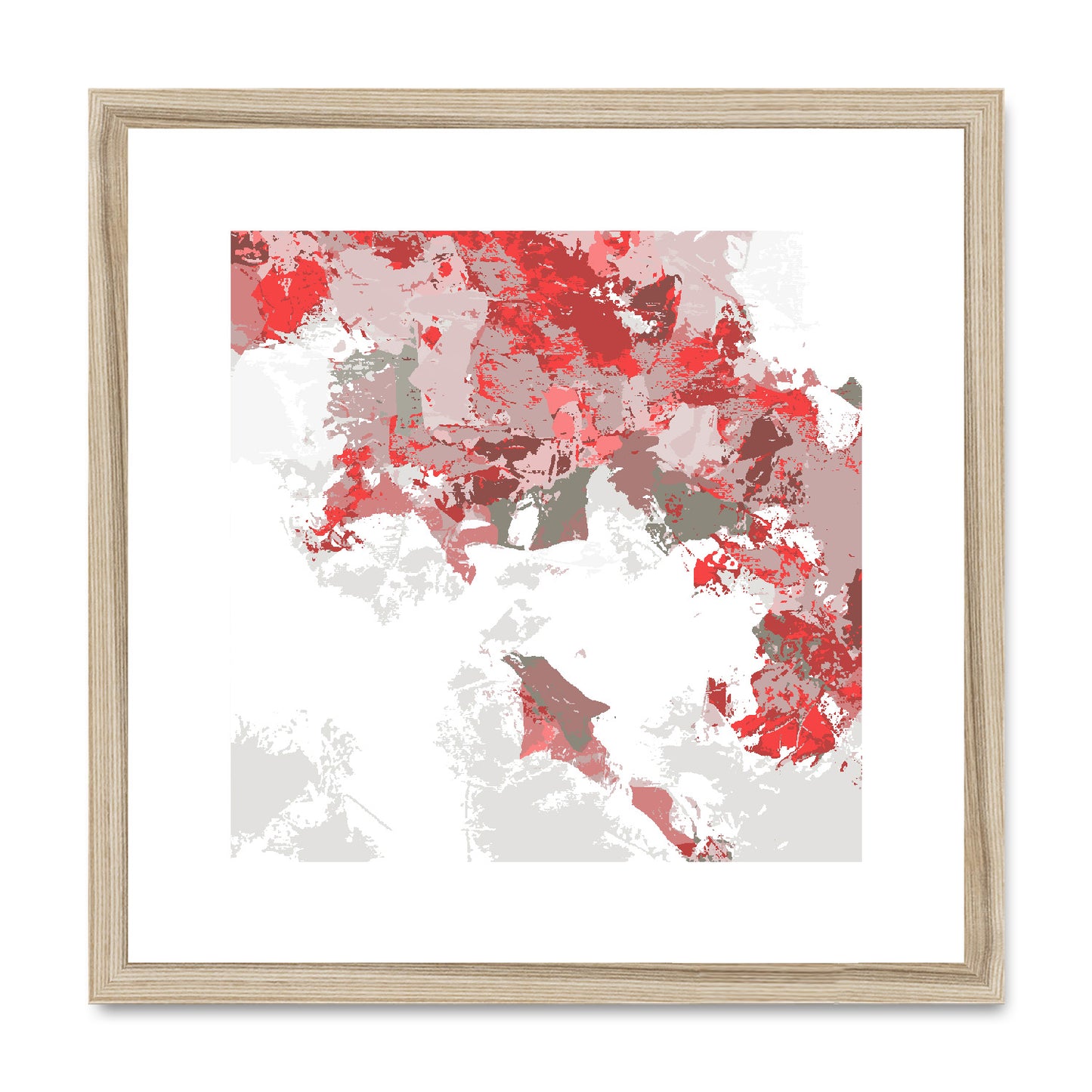 Framed Graphic Art Print, White Mat - 8x8 12x12 16x16 20x20 24x24 28x28 inches | FPS-1190-7693