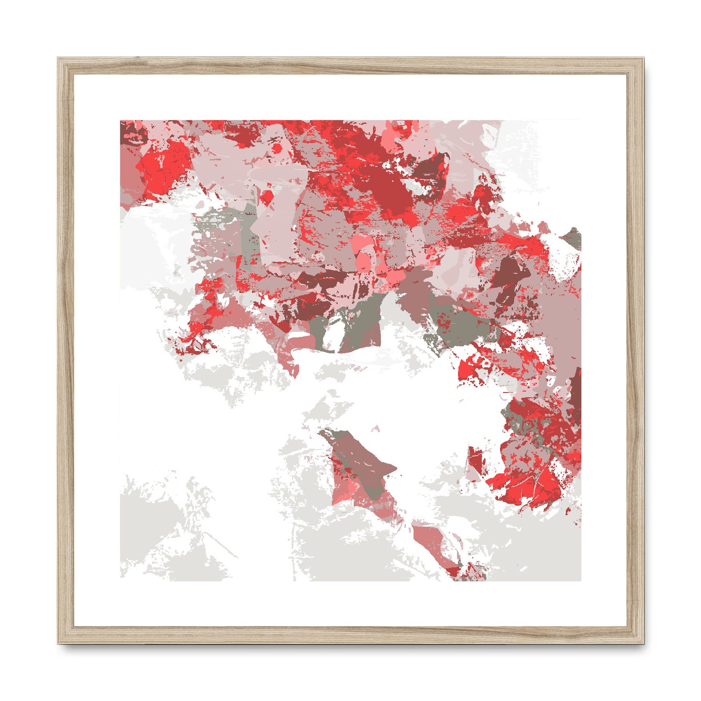 Framed Graphic Art Print, White Mat - 8x8 12x12 16x16 20x20 24x24 28x28 inches | FPS-1190-7693