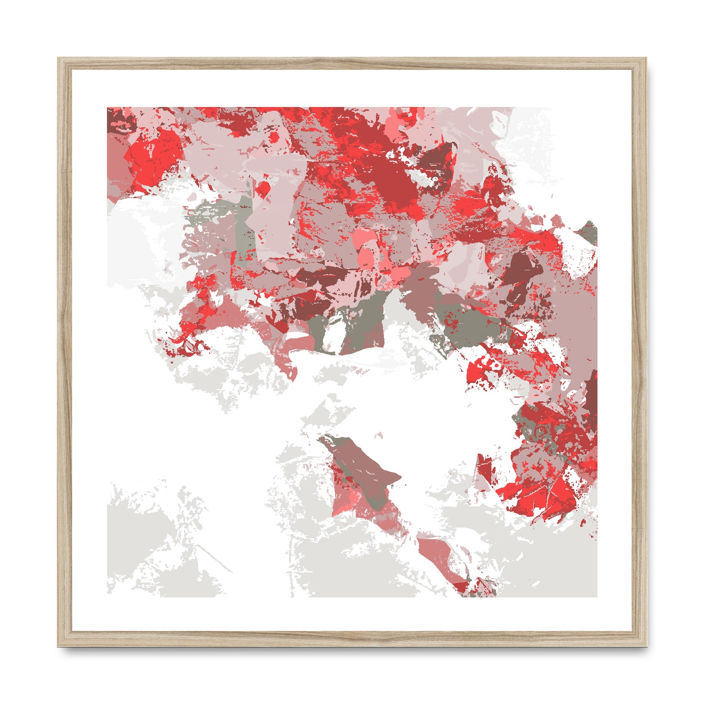 Framed Graphic Art Print, White Mat - 8x8 12x12 16x16 20x20 24x24 28x28 inches | FPS-1190-7693