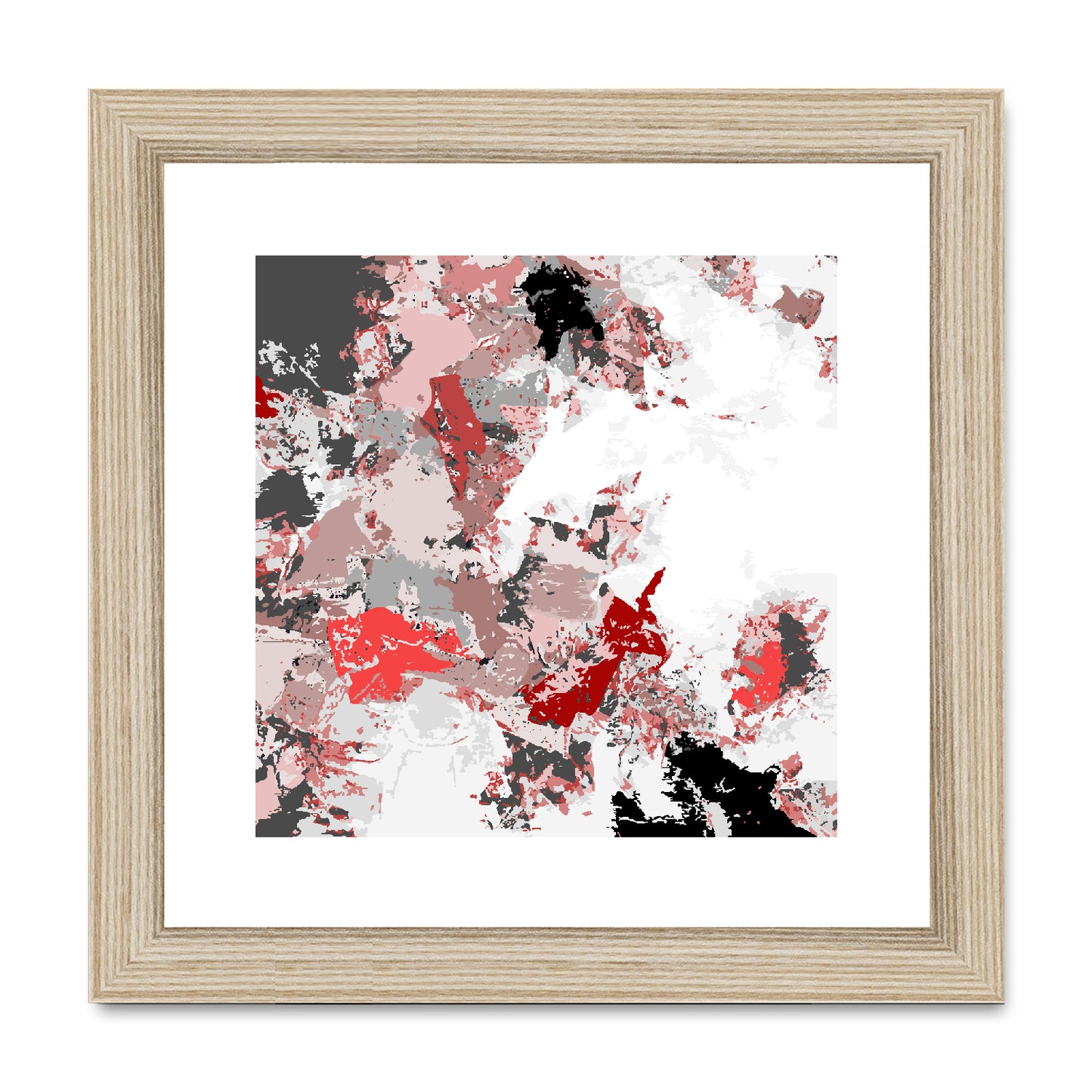 Framed Graphic Art Print, White Mat - 8x8 12x12 16x16 20x20 24x24 28x28 inches | FPS-1190-7695