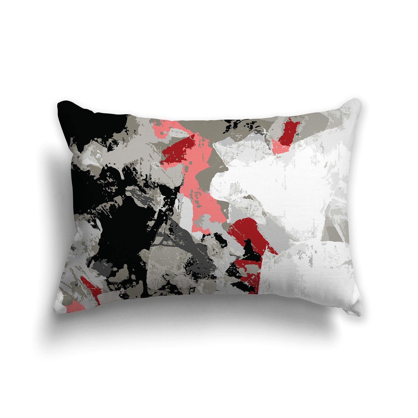 Lumbar Throw Pillow featuring graphic art from the Cherry Orchard Collection