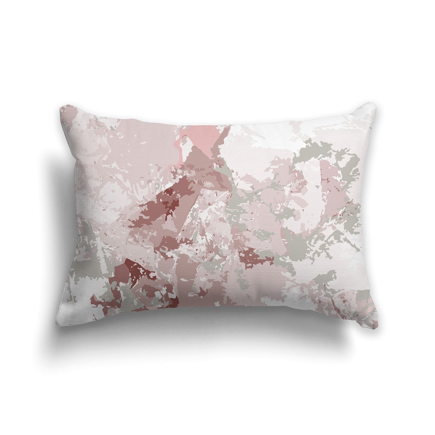 Lumbar Throw Pillow featuring graphic art from the Foggy Lake Collection