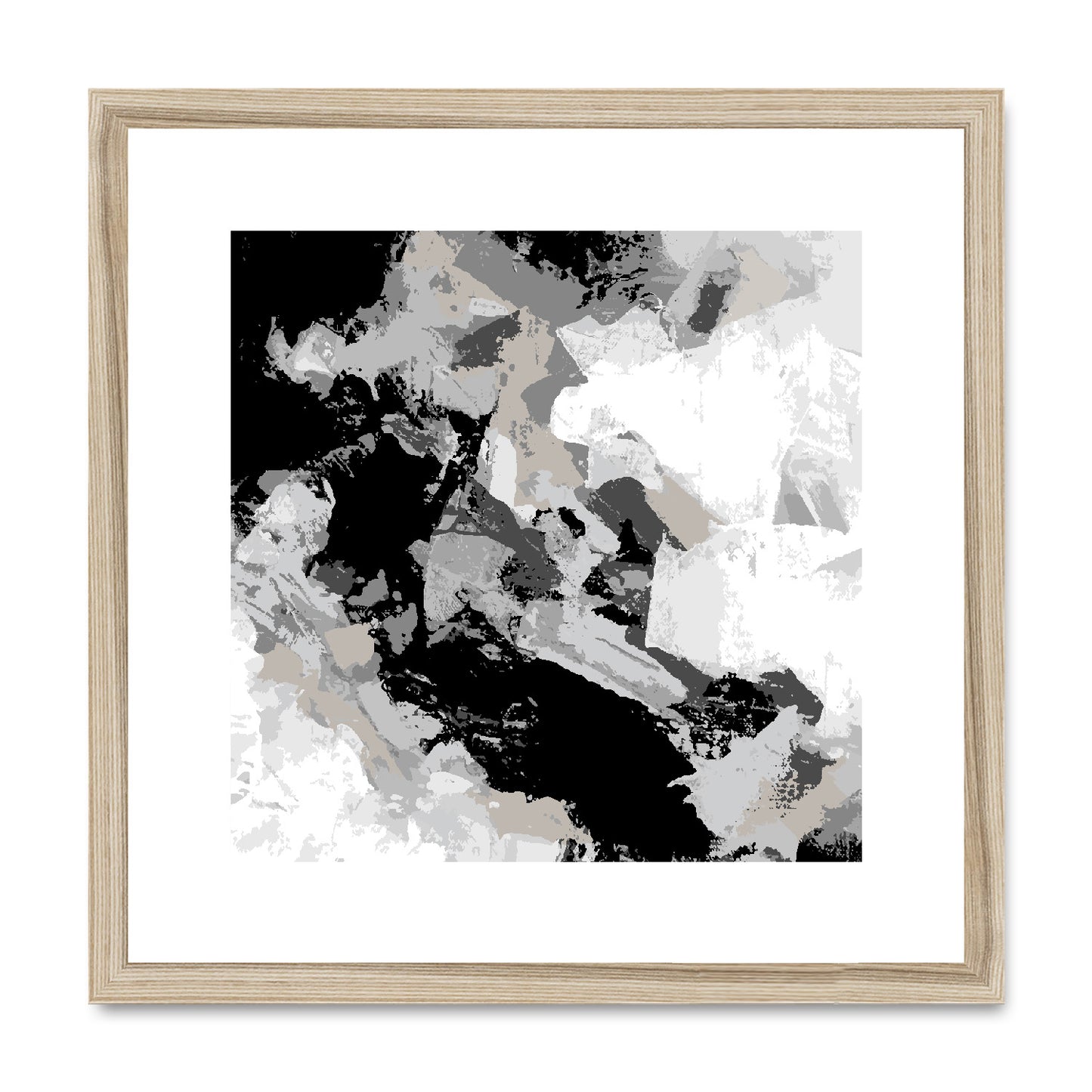 Framed Graphic Art Print, White Mat - 8x8 12x12 16x16 20x20 24x24 28x28 inches | FPS-1200-7690