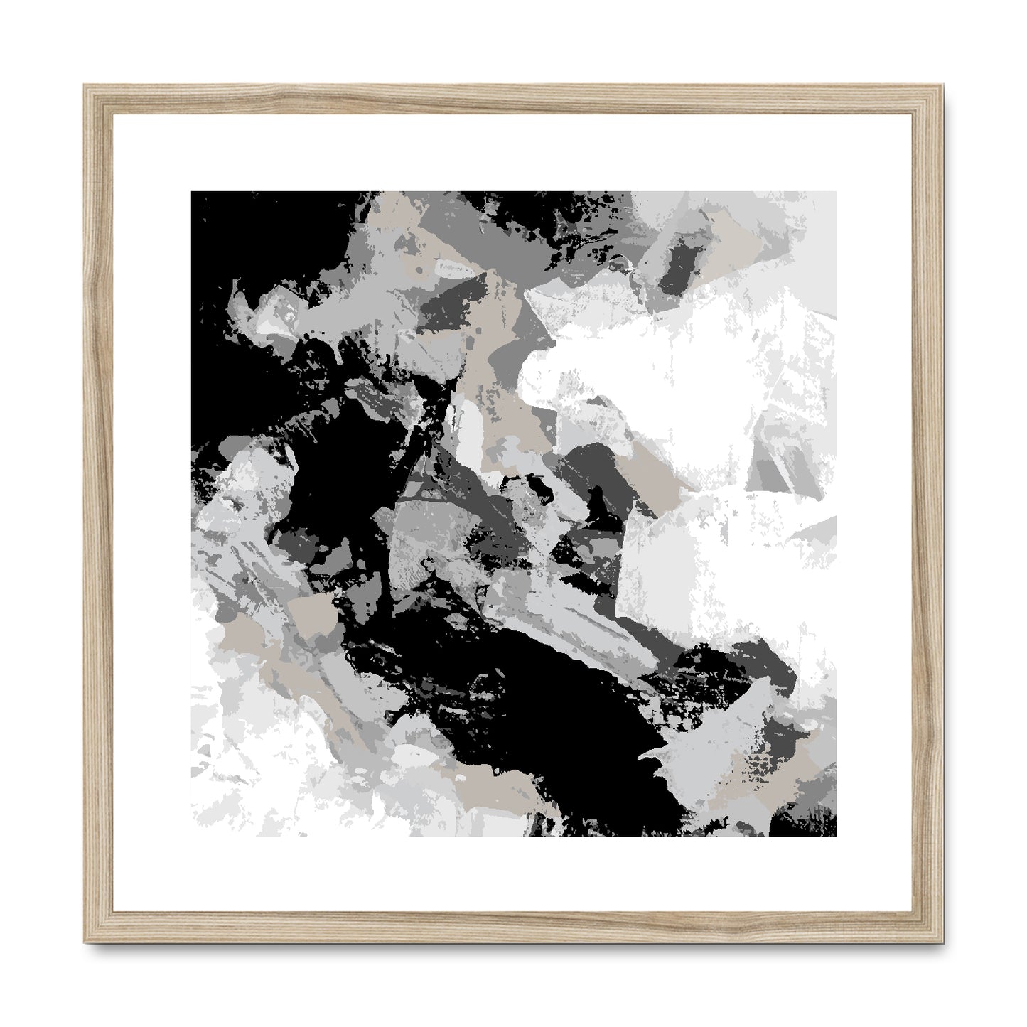 Framed Graphic Art Print, White Mat - 8x8 12x12 16x16 20x20 24x24 28x28 inches | FPS-1200-7690