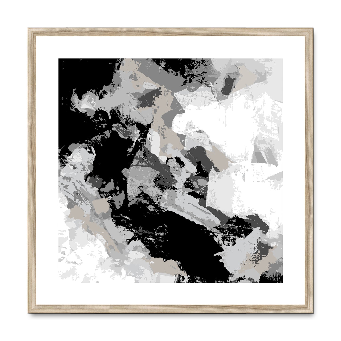 Framed Graphic Art Print, White Mat - 8x8 12x12 16x16 20x20 24x24 28x28 inches | FPS-1200-7690