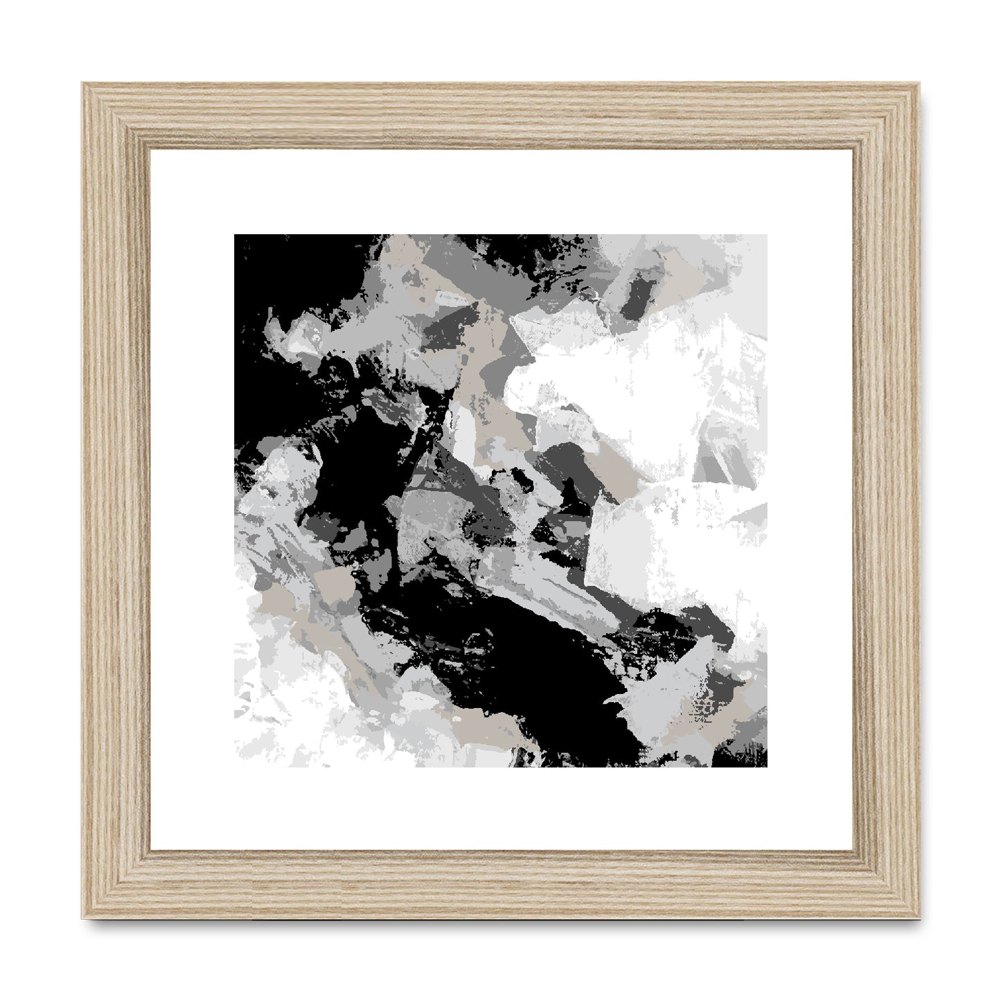 Framed Graphic Art Print, White Mat - 8x8 12x12 16x16 20x20 24x24 28x28 inches | FPS-1200-7690