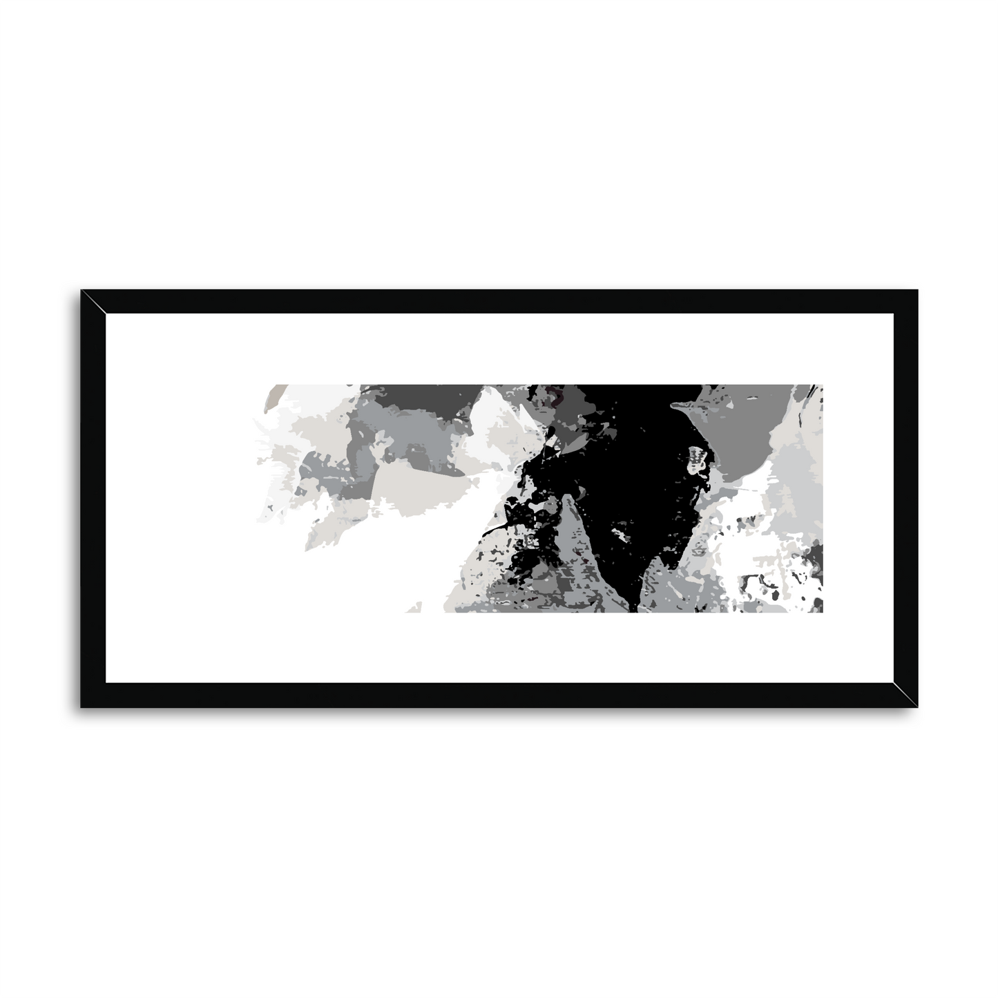 Framed Graphic Art Print, White Mat - 12x24 inches | FP-1200-7692