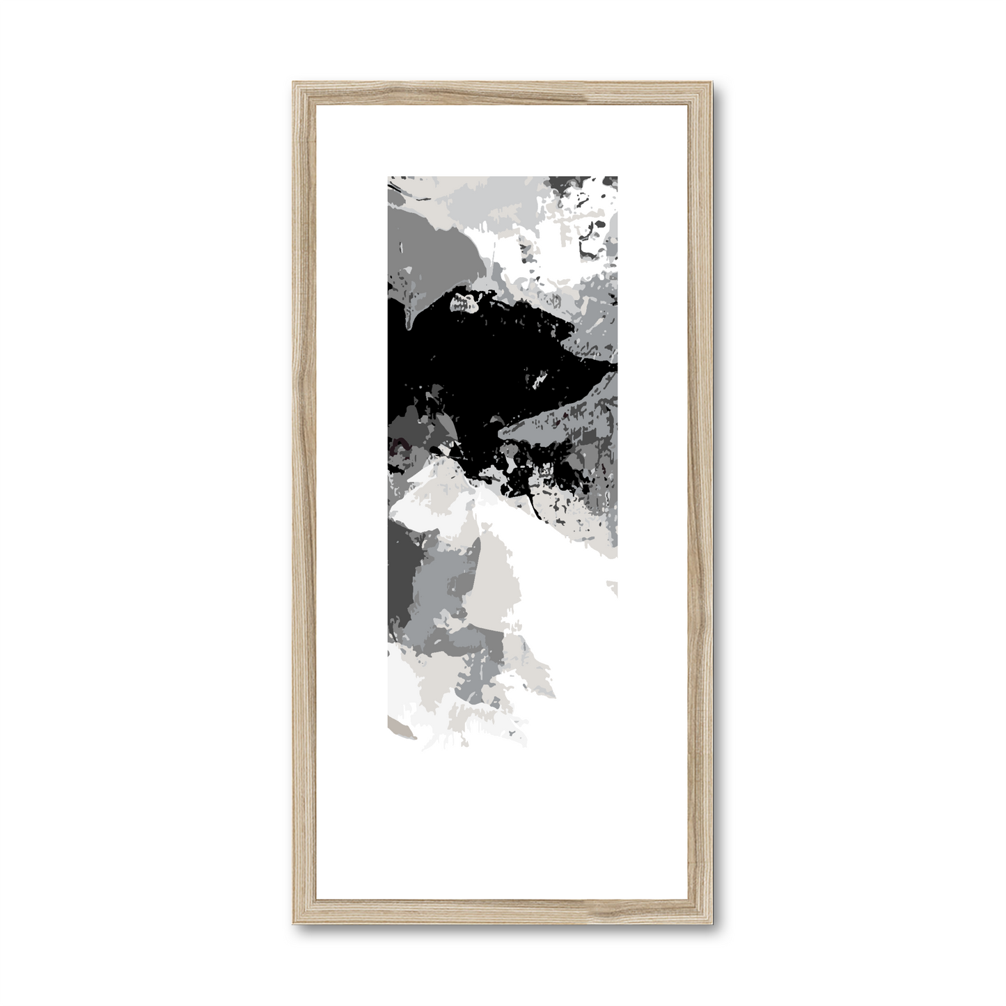 Framed Graphic Art Print, White Mat - 12x24 inches | FP-1200-7692
