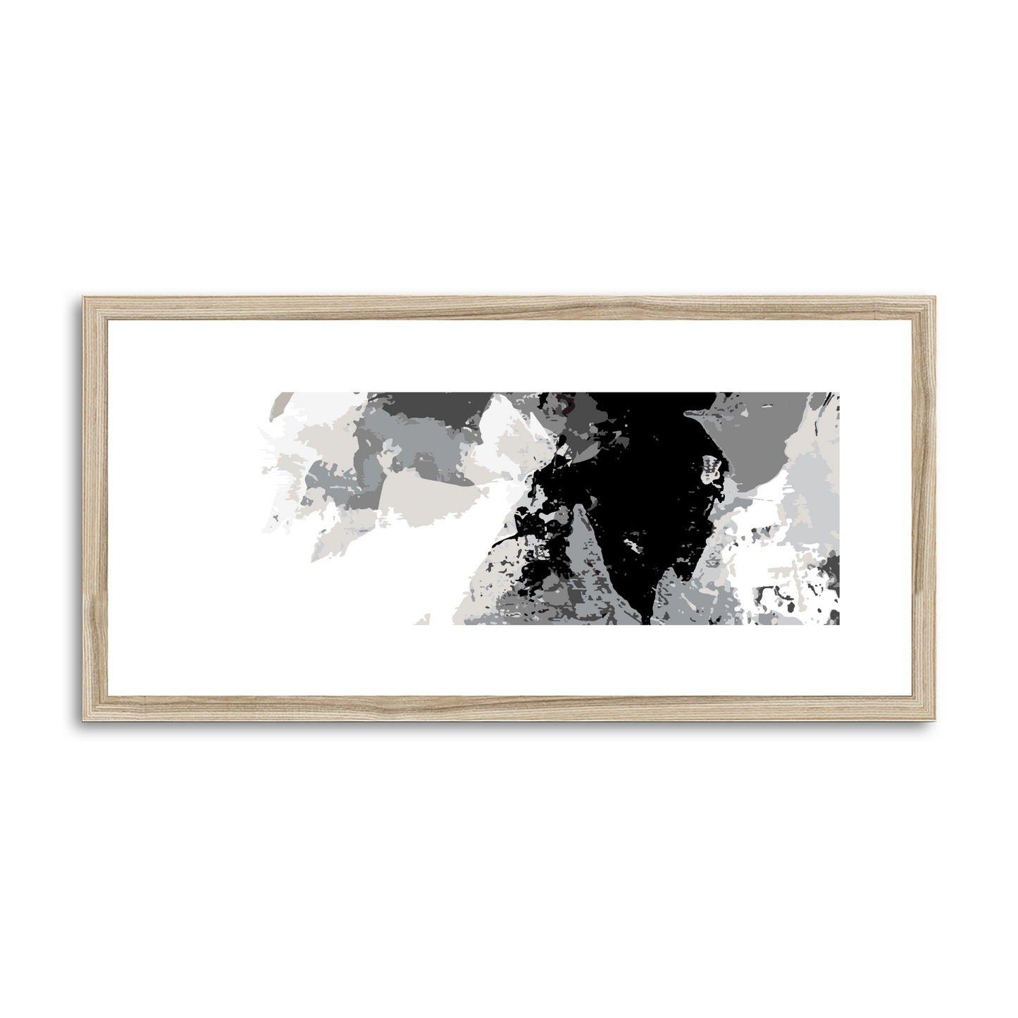 Framed Graphic Art Print, White Mat - 12x24 inches | FP-1200-7692