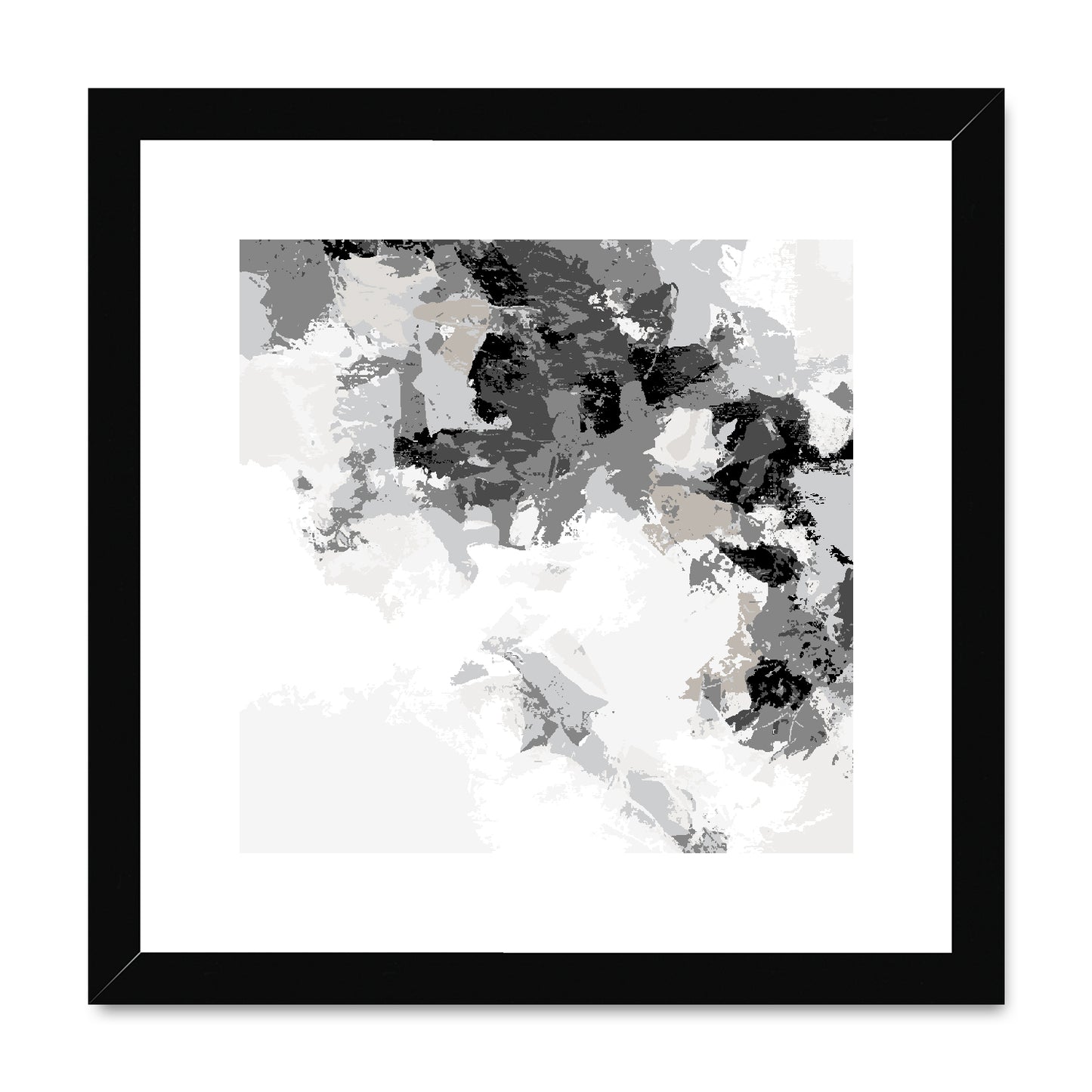Framed Graphic Art Print, White Mat - 8x8 12x12 16x16 20x20 24x24 28x28 inches | FPS-1200-7693