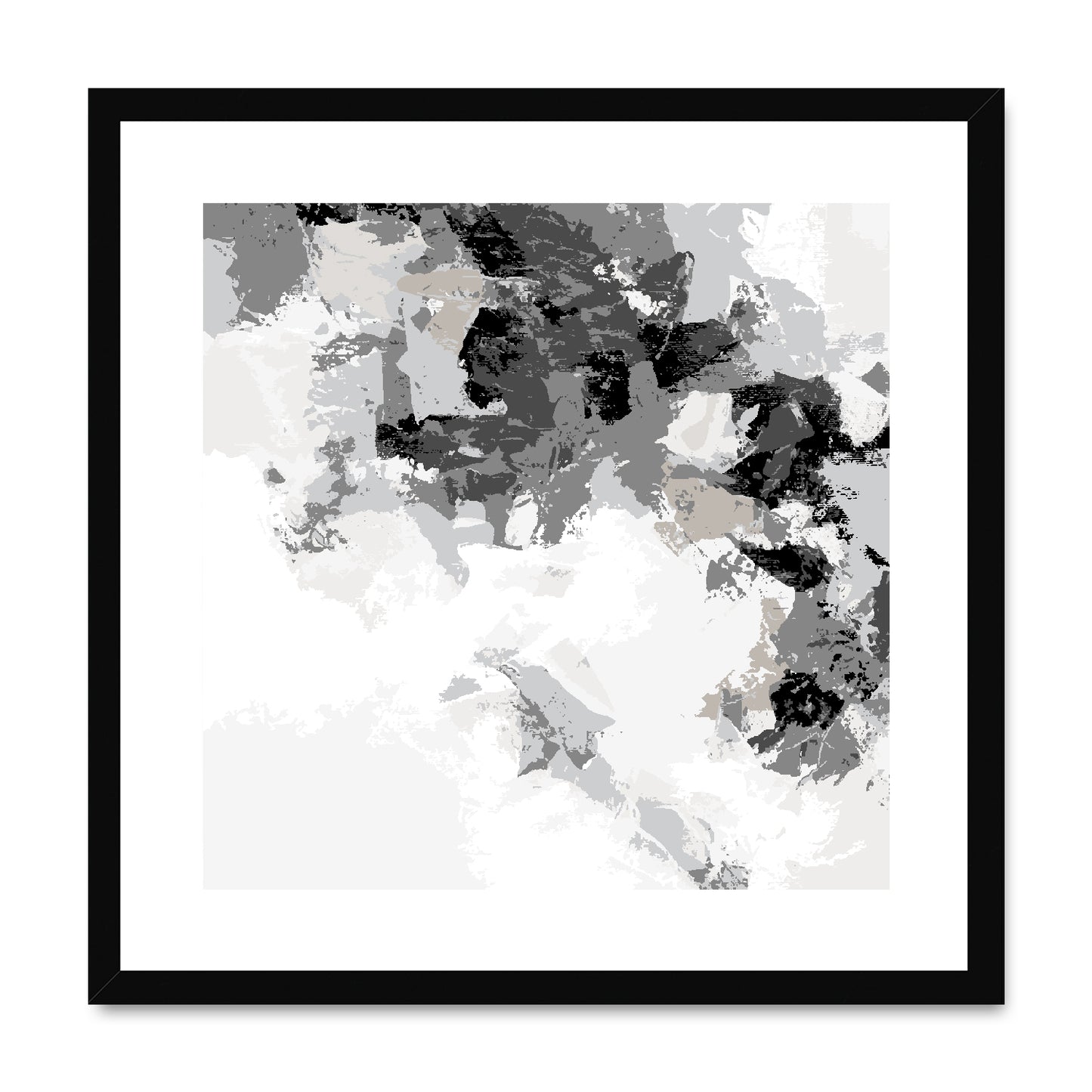 Framed Graphic Art Print, White Mat - 8x8 12x12 16x16 20x20 24x24 28x28 inches | FPS-1200-7693