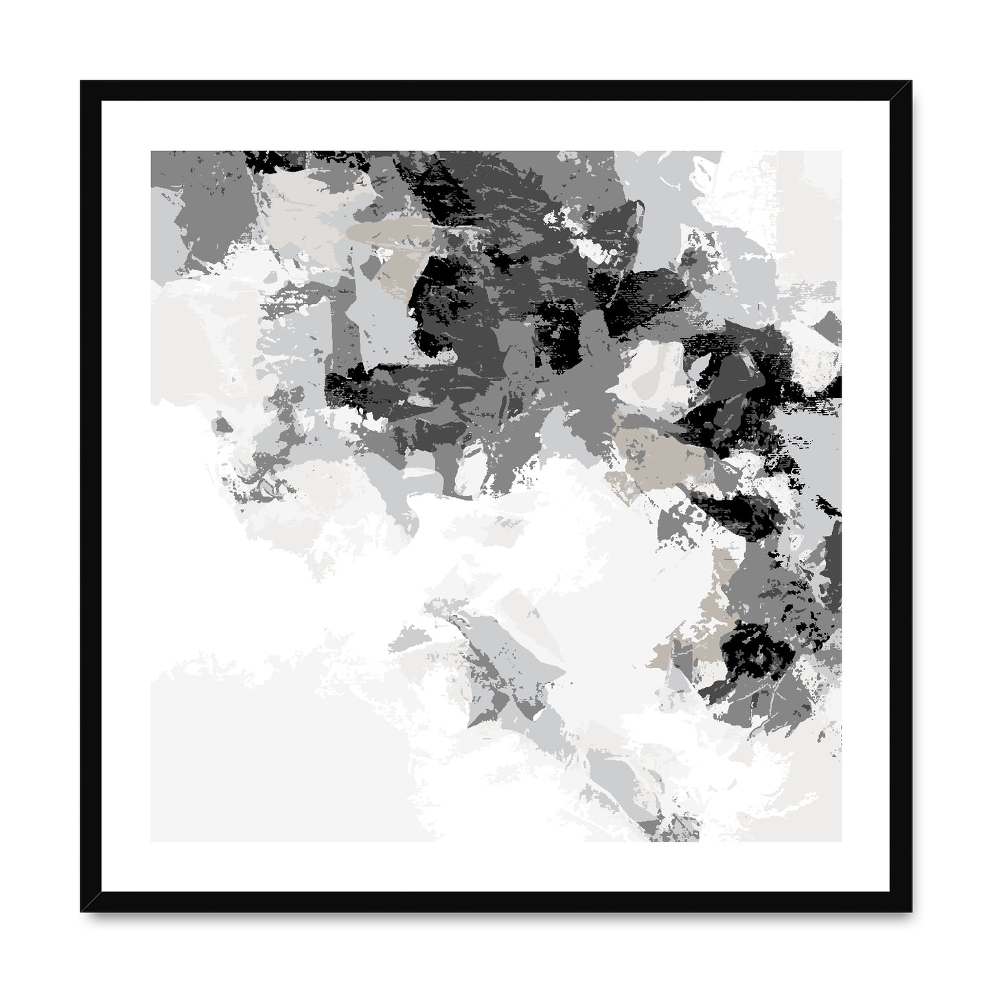 Framed Graphic Art Print, White Mat - 8x8 12x12 16x16 20x20 24x24 28x28 inches | FPS-1200-7693