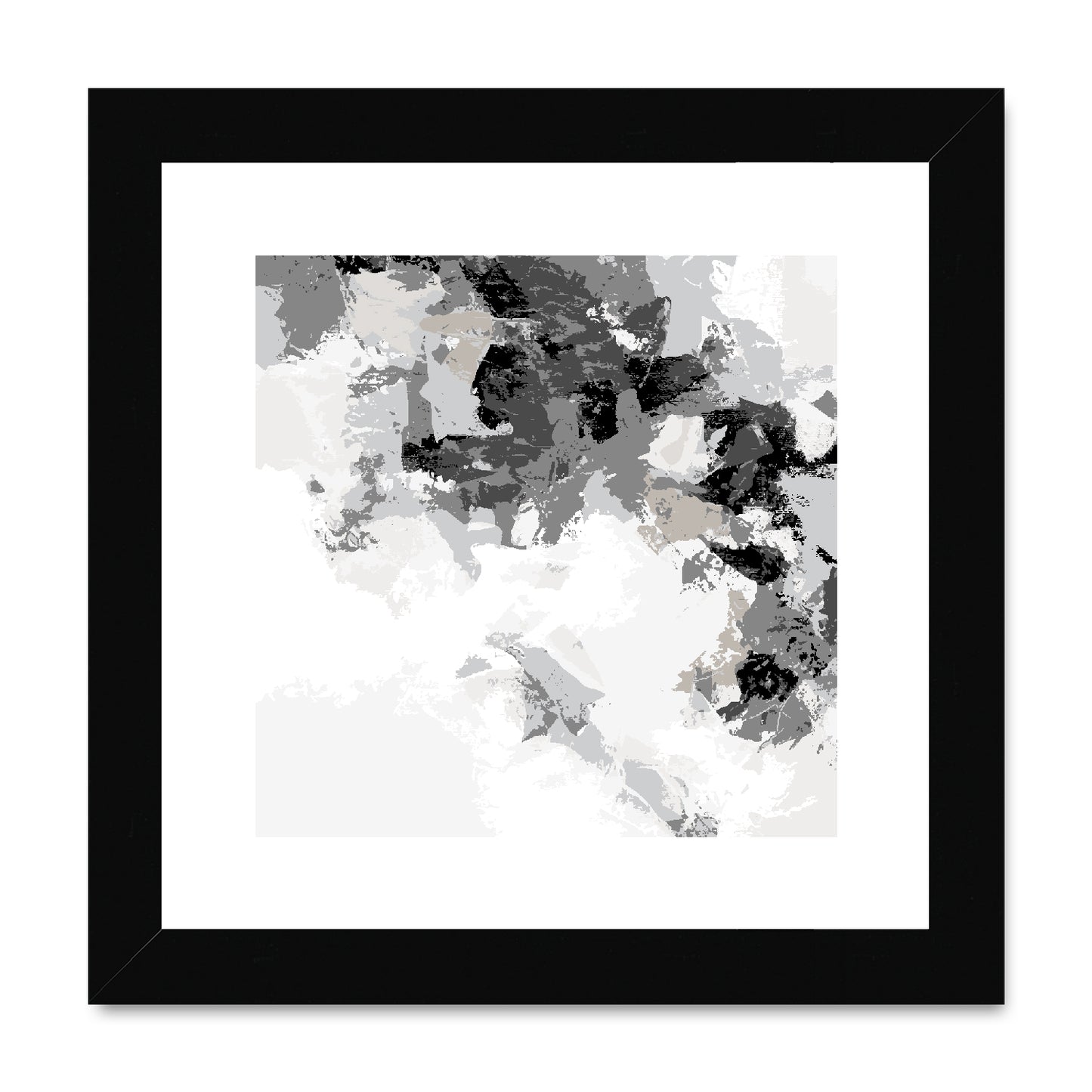 Framed Graphic Art Print, White Mat - 8x8 12x12 16x16 20x20 24x24 28x28 inches | FPS-1200-7693