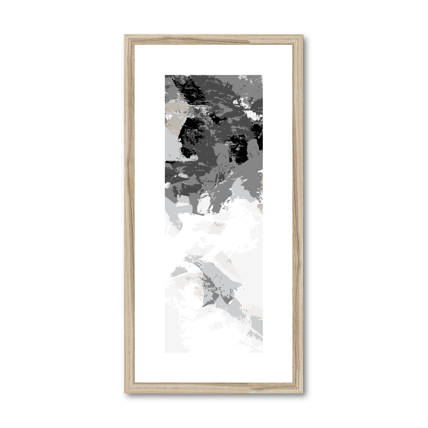 Framed Graphic Art Print, White Mat - 12x24 inches | FP-1200-7693