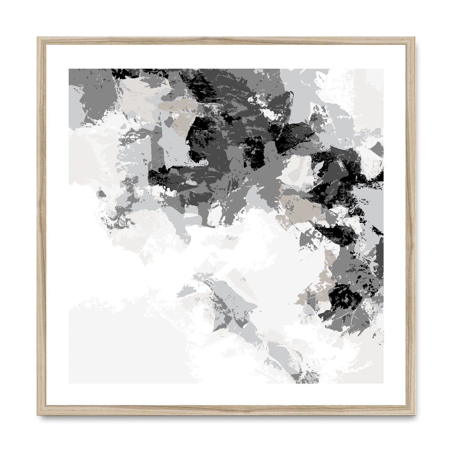 Framed Graphic Art Print, White Mat - 8x8 12x12 16x16 20x20 24x24 28x28 inches | FPS-1200-7693