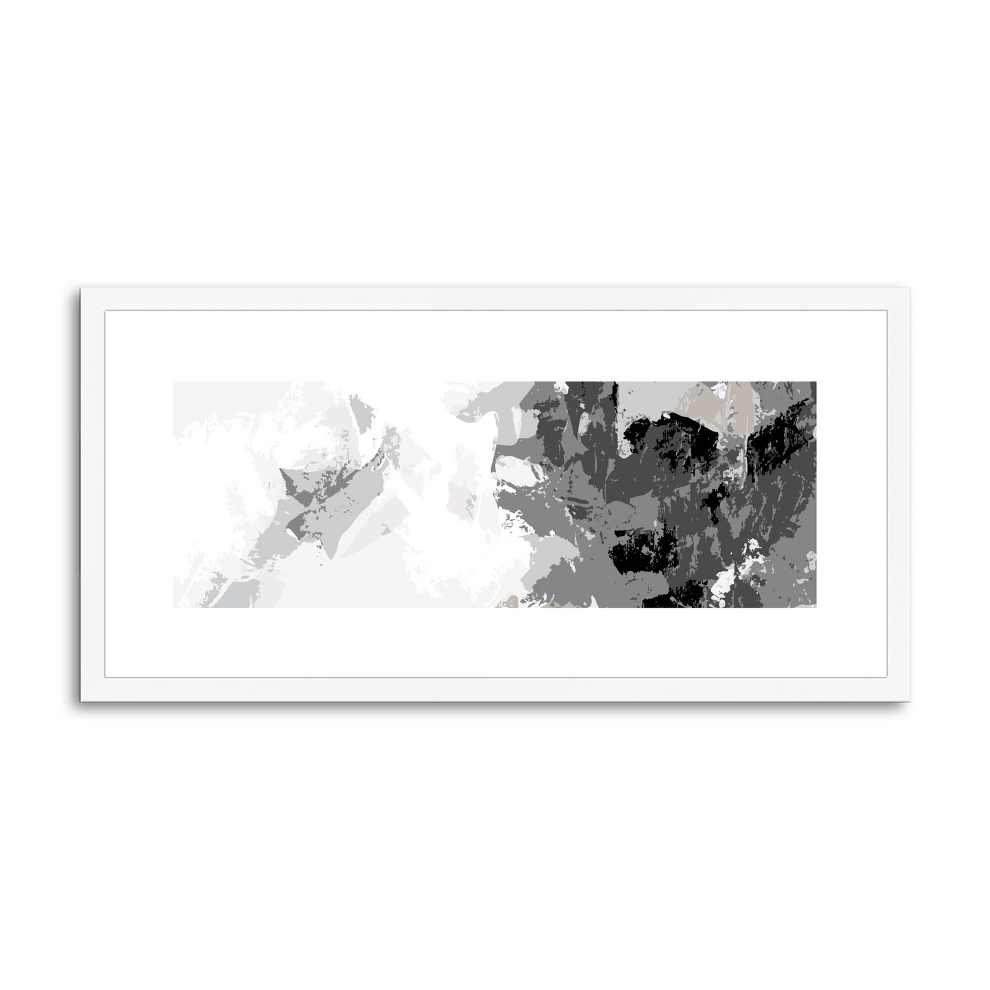 Framed Graphic Art Print, White Mat - 12x24 inches | FP-1200-7693